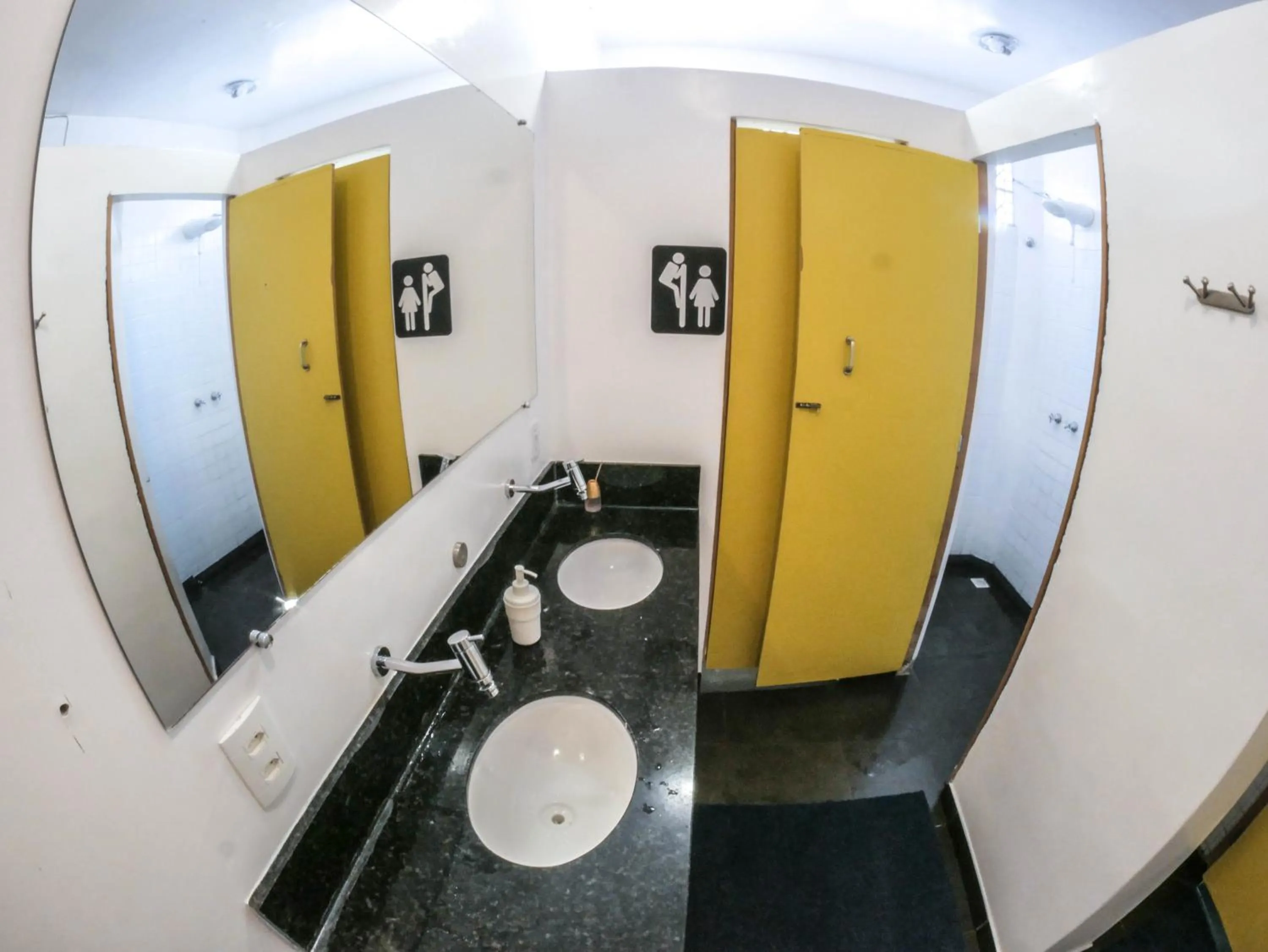 Bathroom in Biergarten Hostel