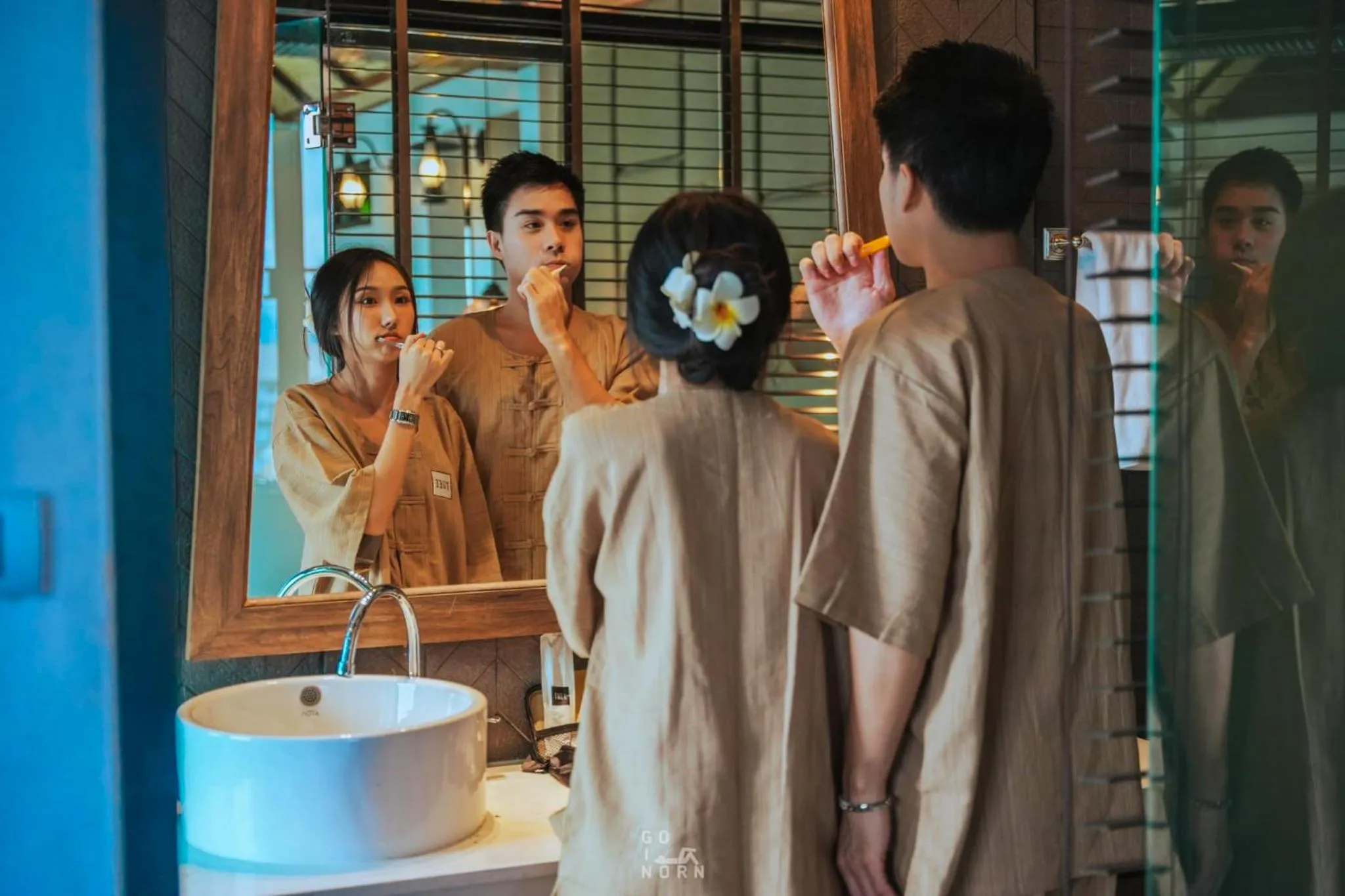 Bathroom in THEE Kashatharn by TH District