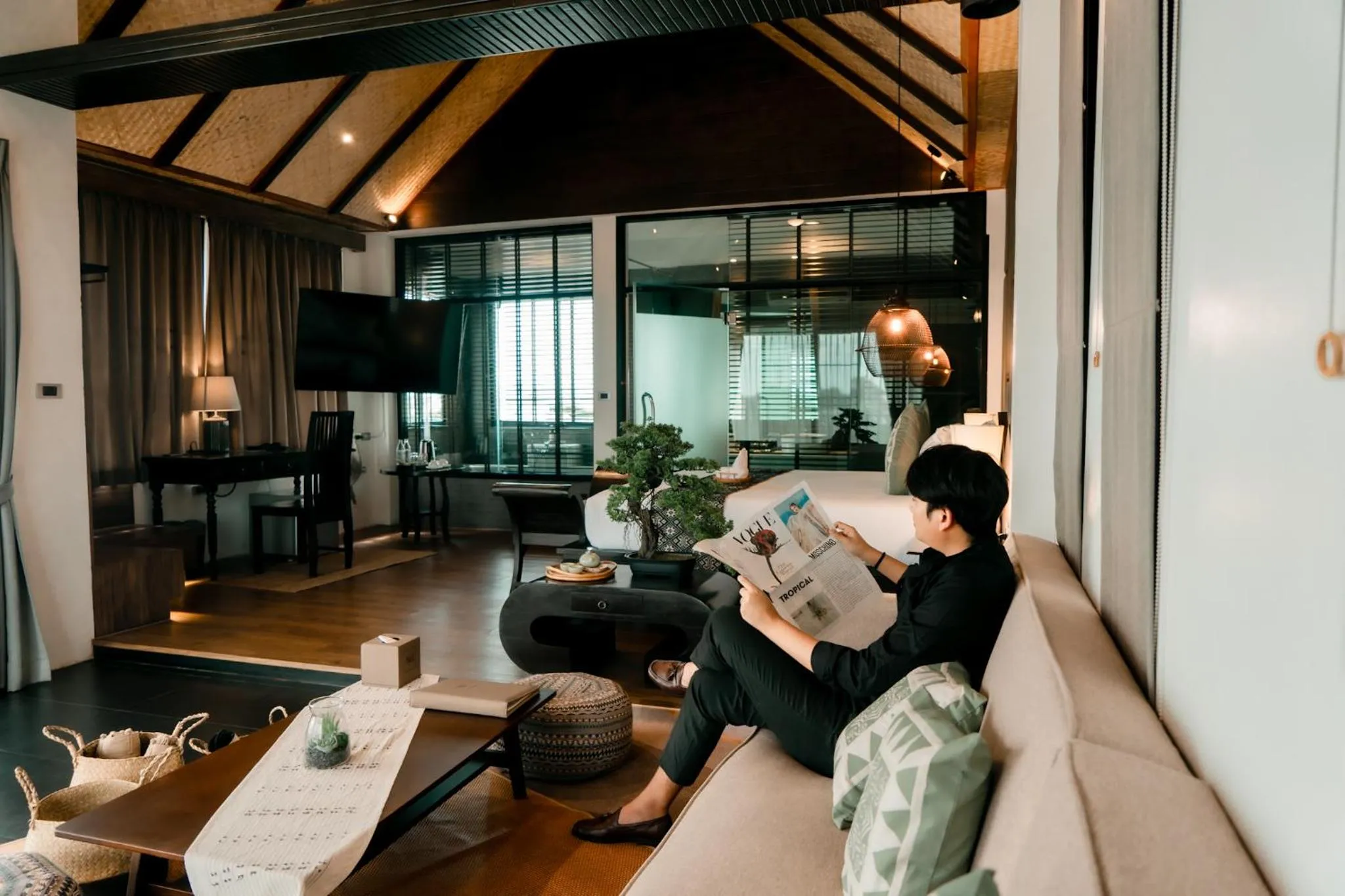 Living room in THEE Kashatharn by TH District