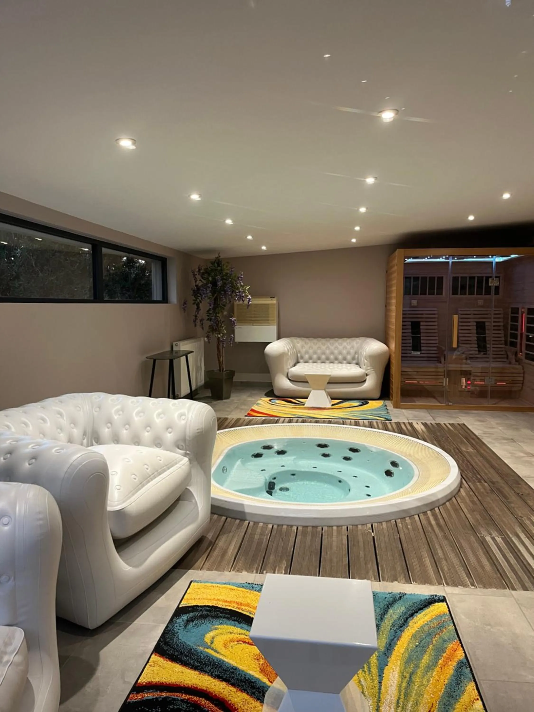 Spa and wellness centre/facilities in Logis Hotel Spa Restaurant Au Site Normand