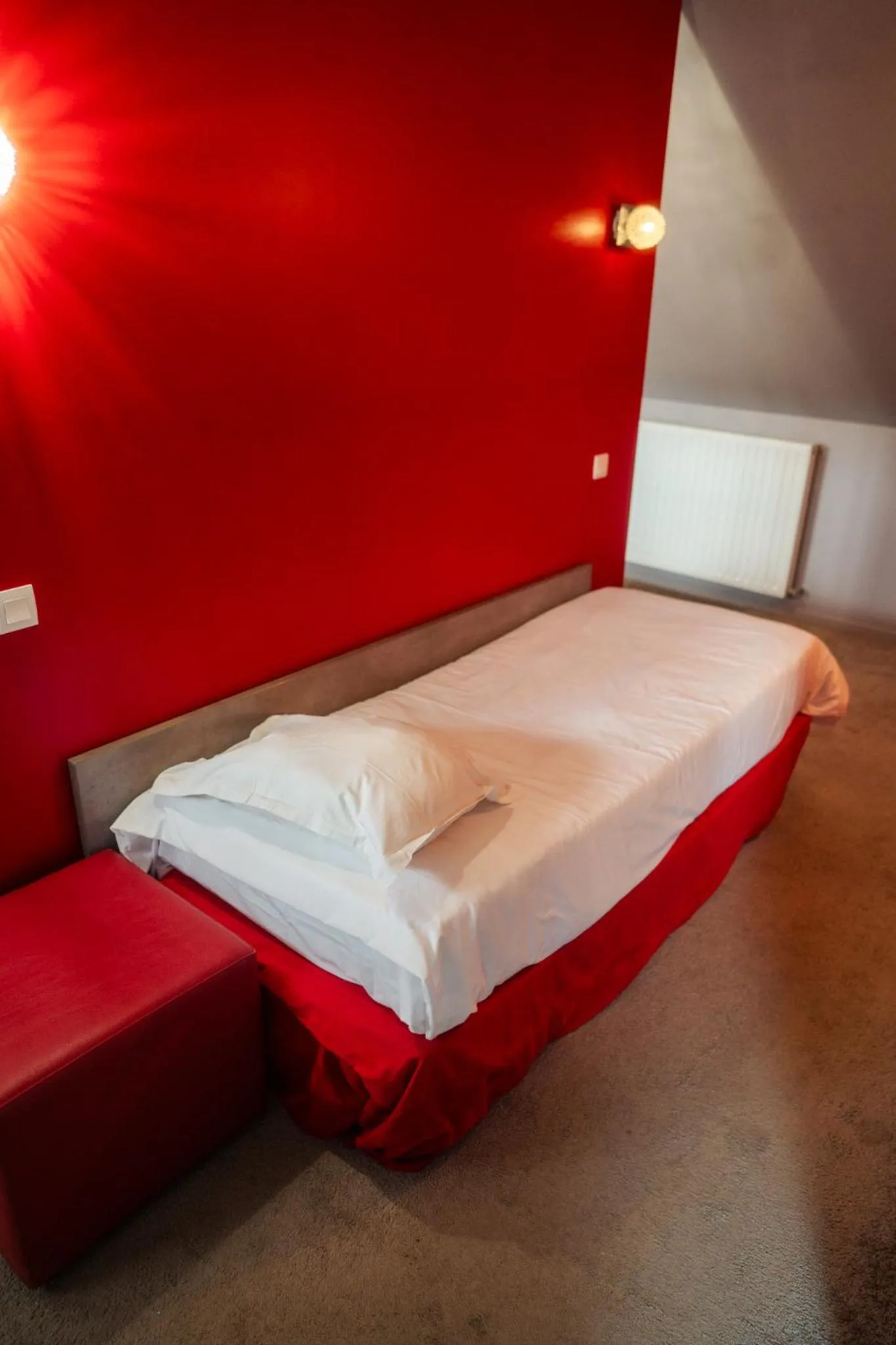 Bedroom, Bed in Logis Hotel Spa Restaurant Au Site Normand