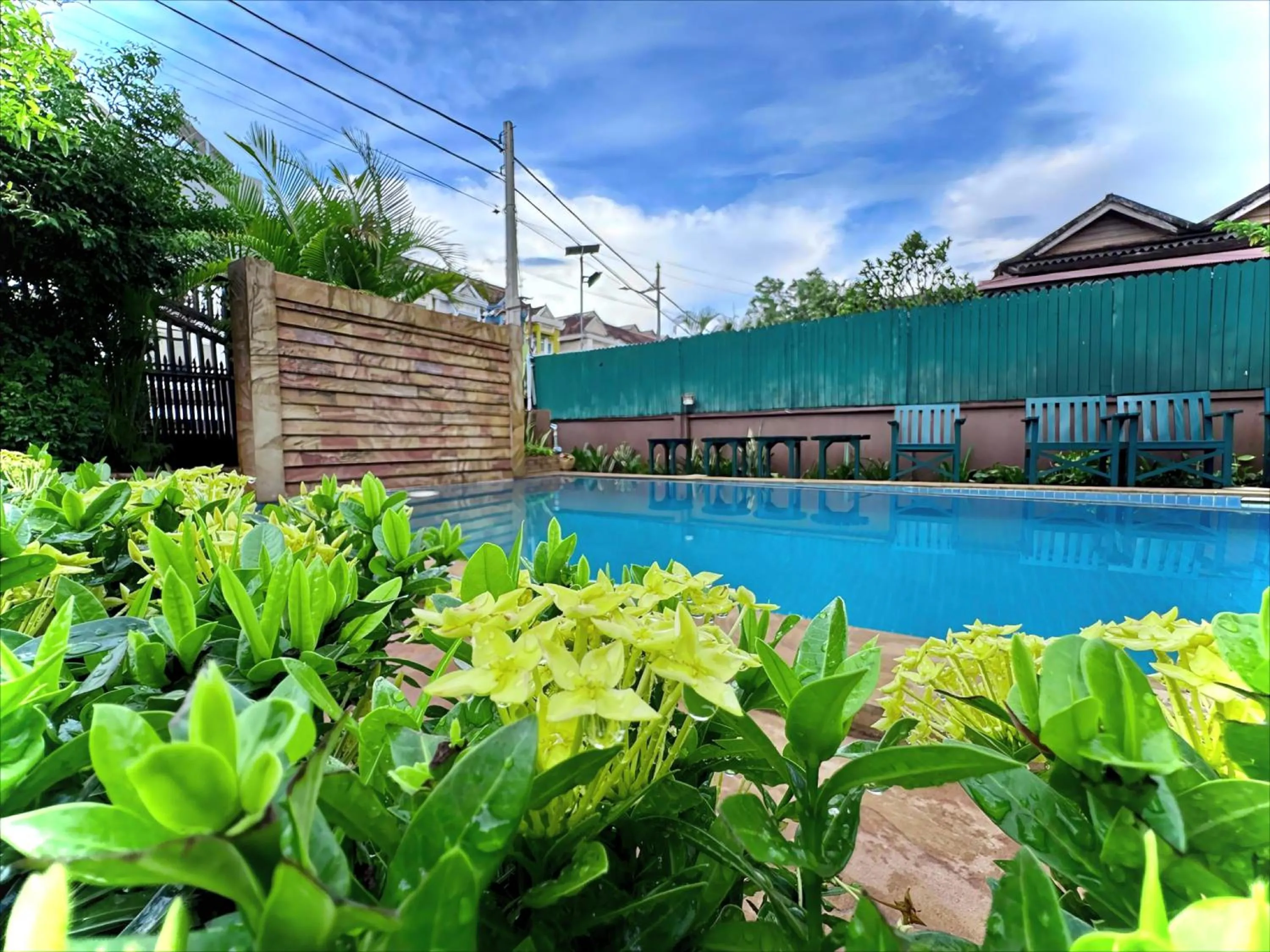 Pool view in Shining Angkor Boutique Hotel