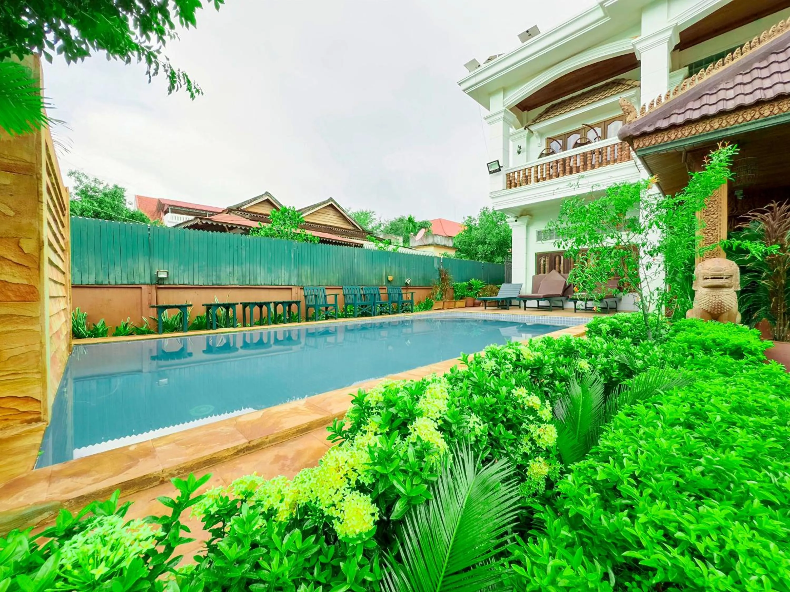 Pool view in Shining Angkor Boutique Hotel