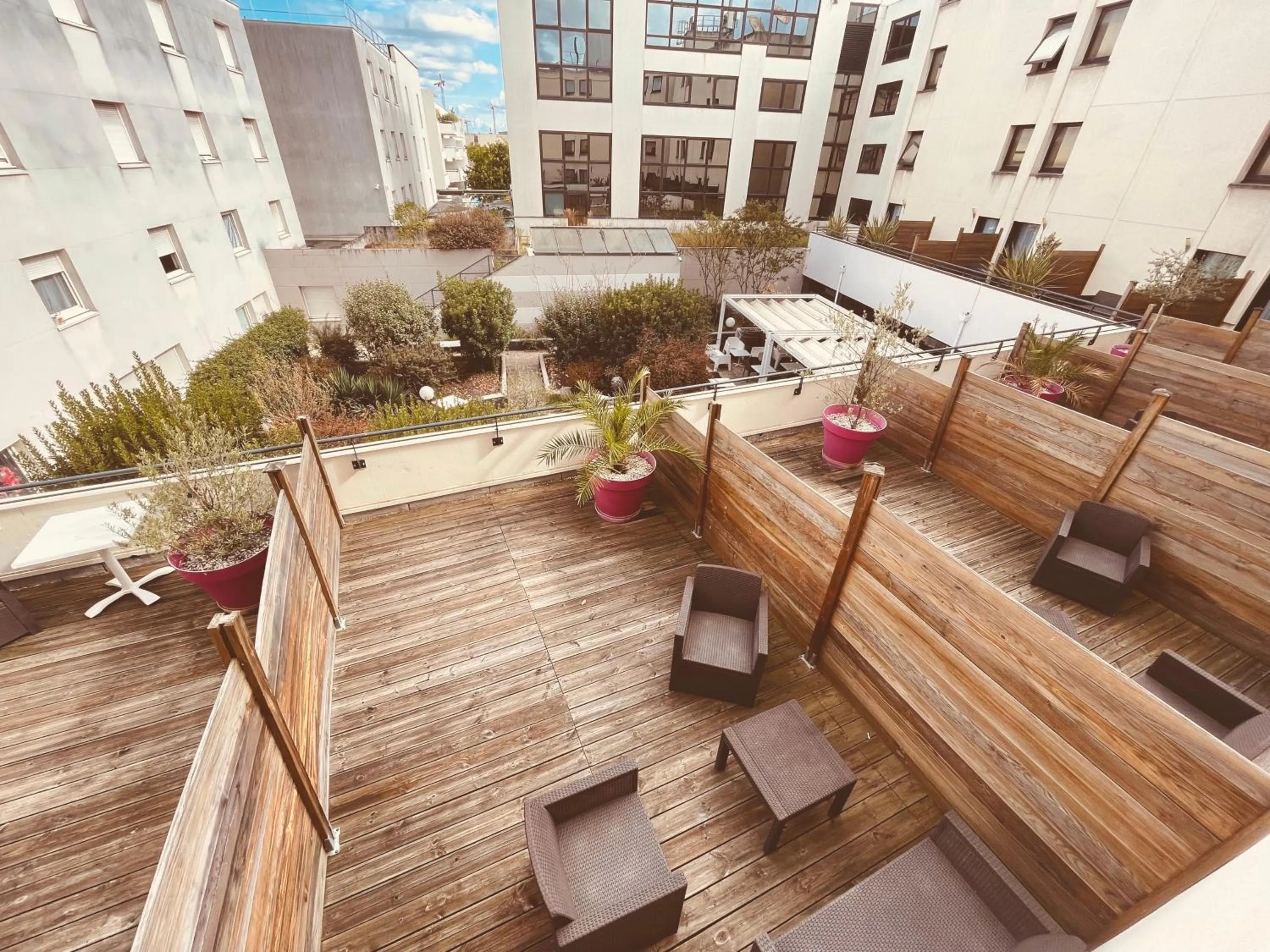 Balcony/Terrace in Novotel Bordeaux Centre Gare Saint Jean