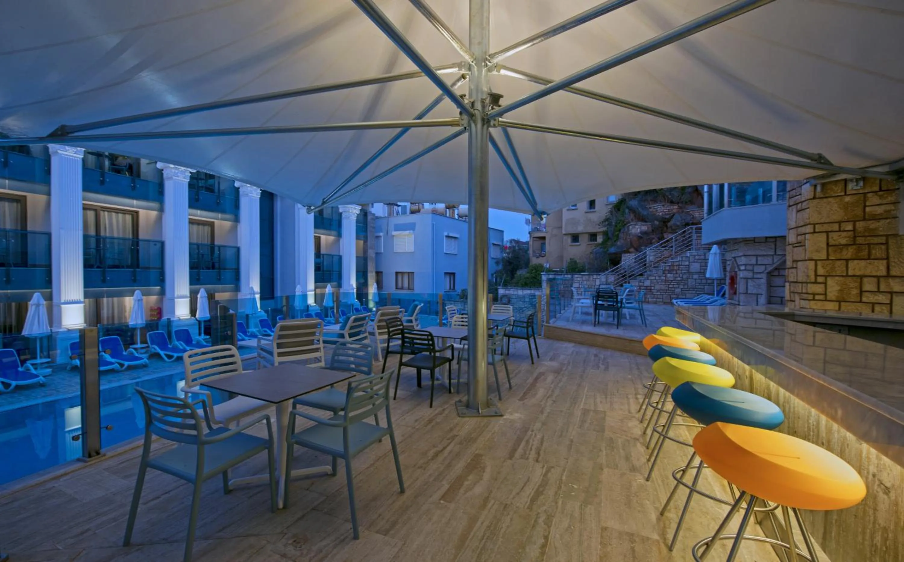 Lounge or bar in Kaptan Hotel