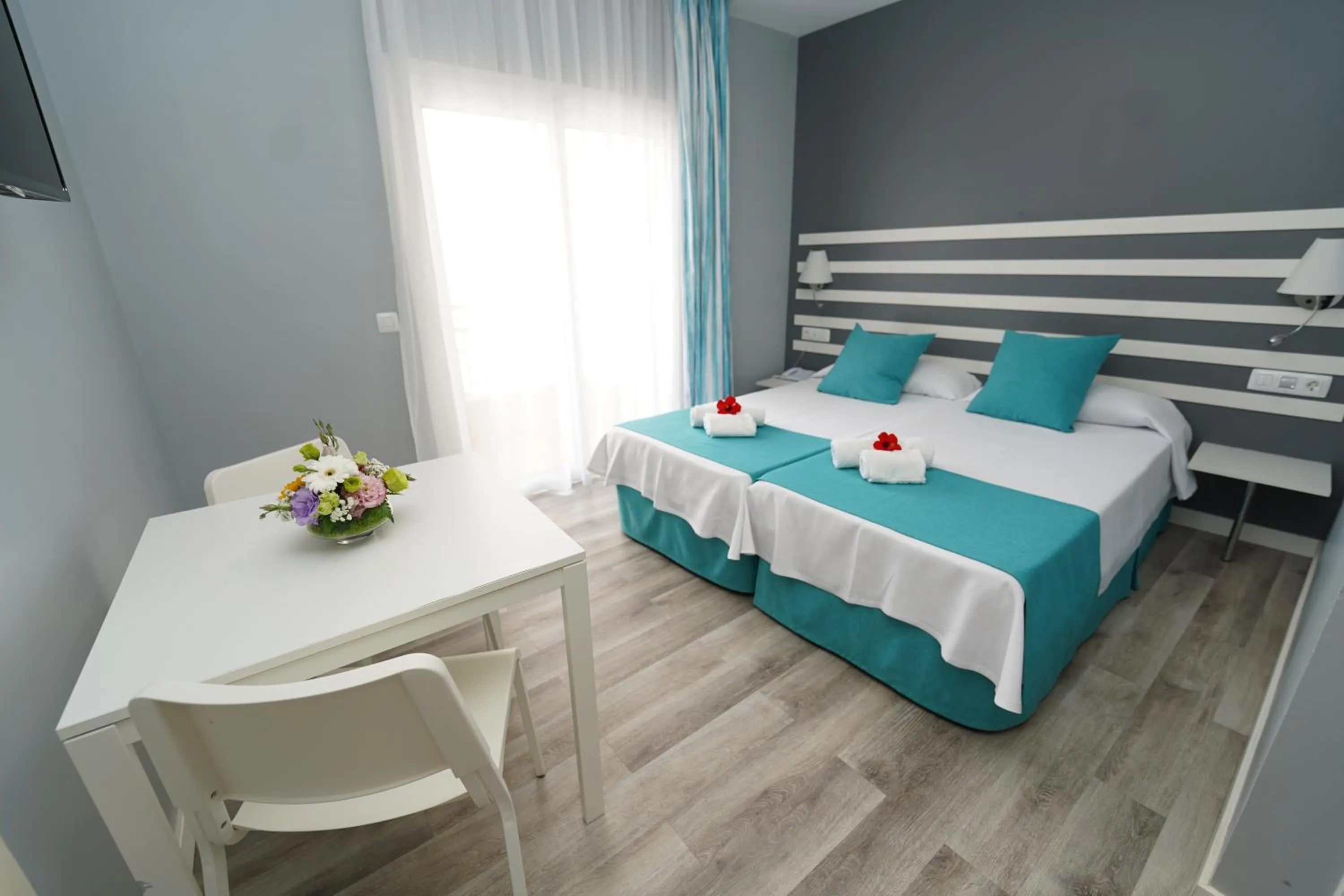 Bedroom, Bed in Apartamentos RF Bambi Adults Only