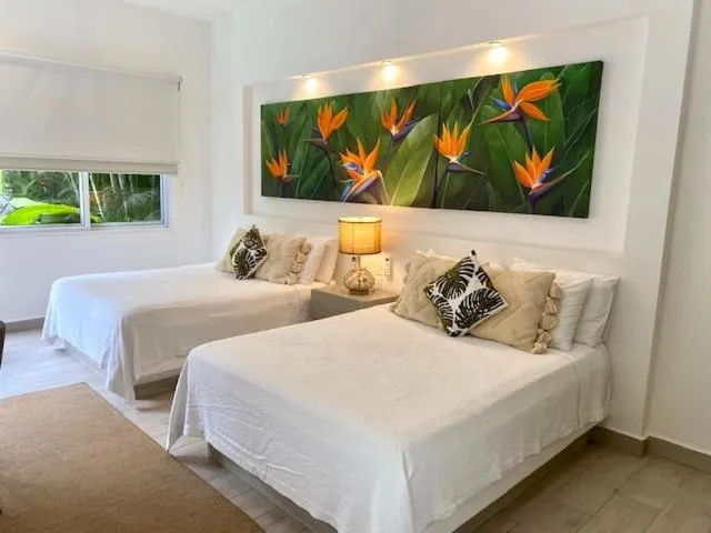 Bed in Luxury Private Villas , Private Pool, Private garden, Jacuzzi, 24hours security