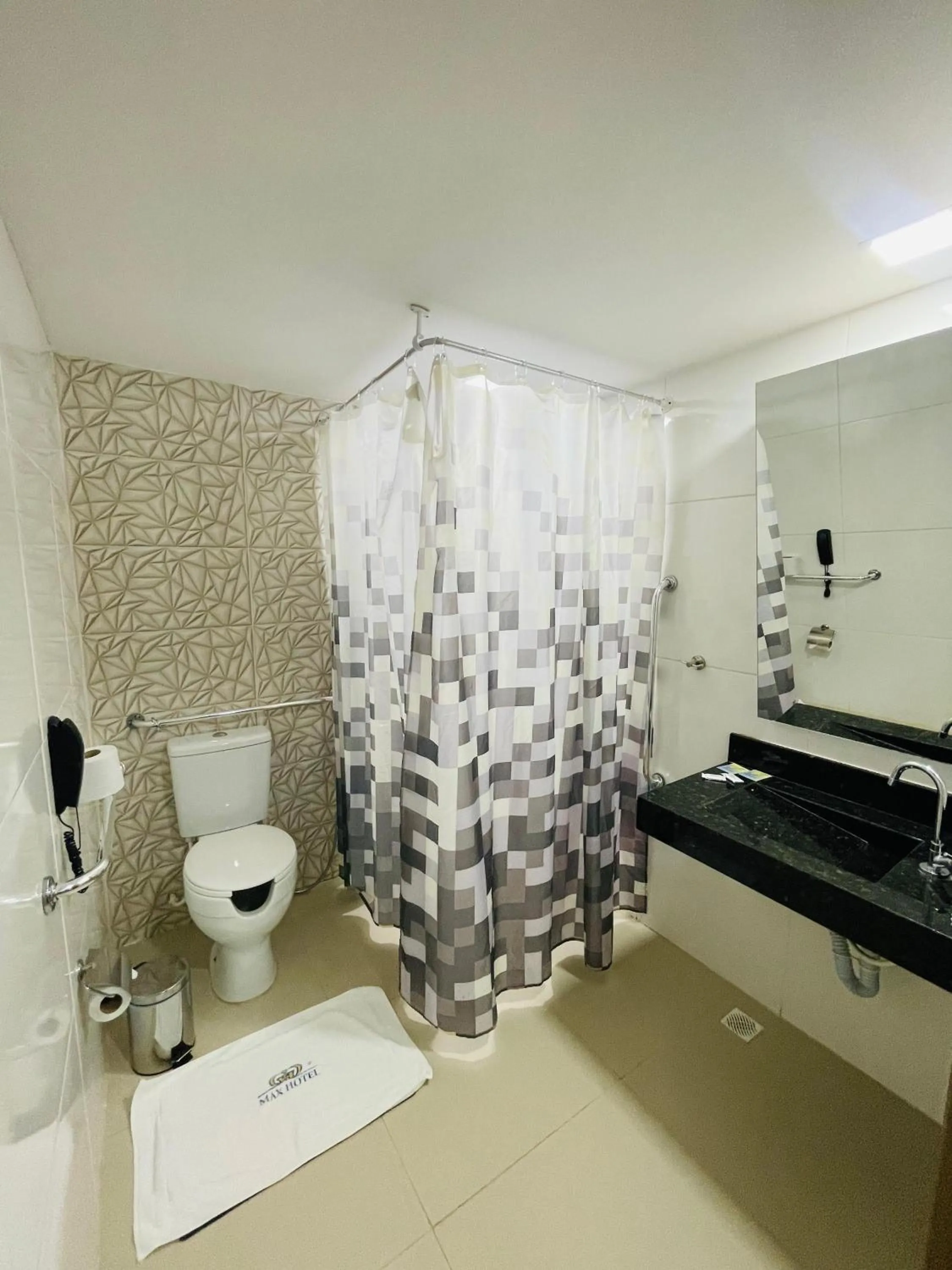 Bathroom in Max Hotel