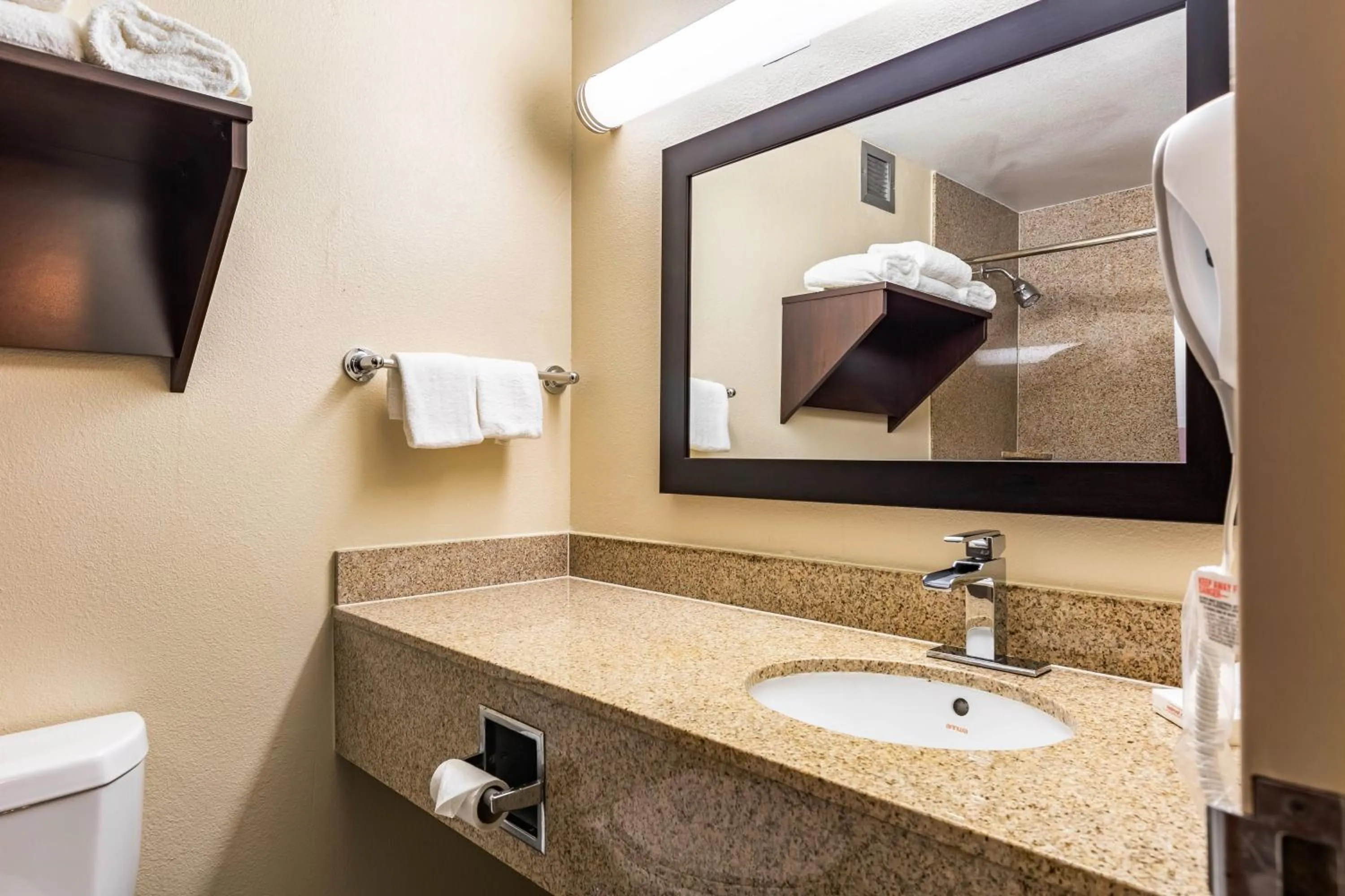 Bathroom in Red Roof Inn PLUS & Suites Houston - IAH Airport SW