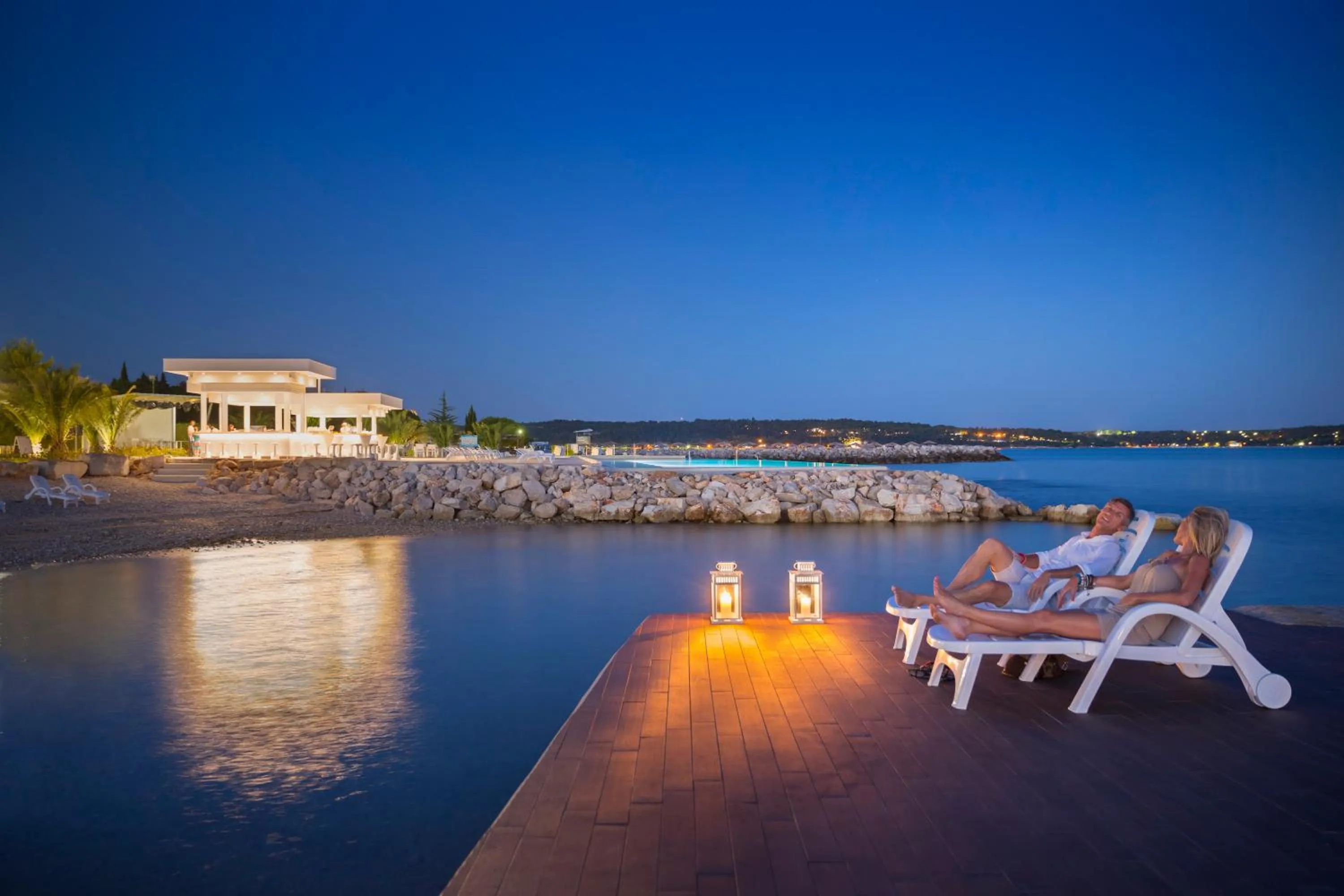 Beach in Aminess Vival Maestral Hotel