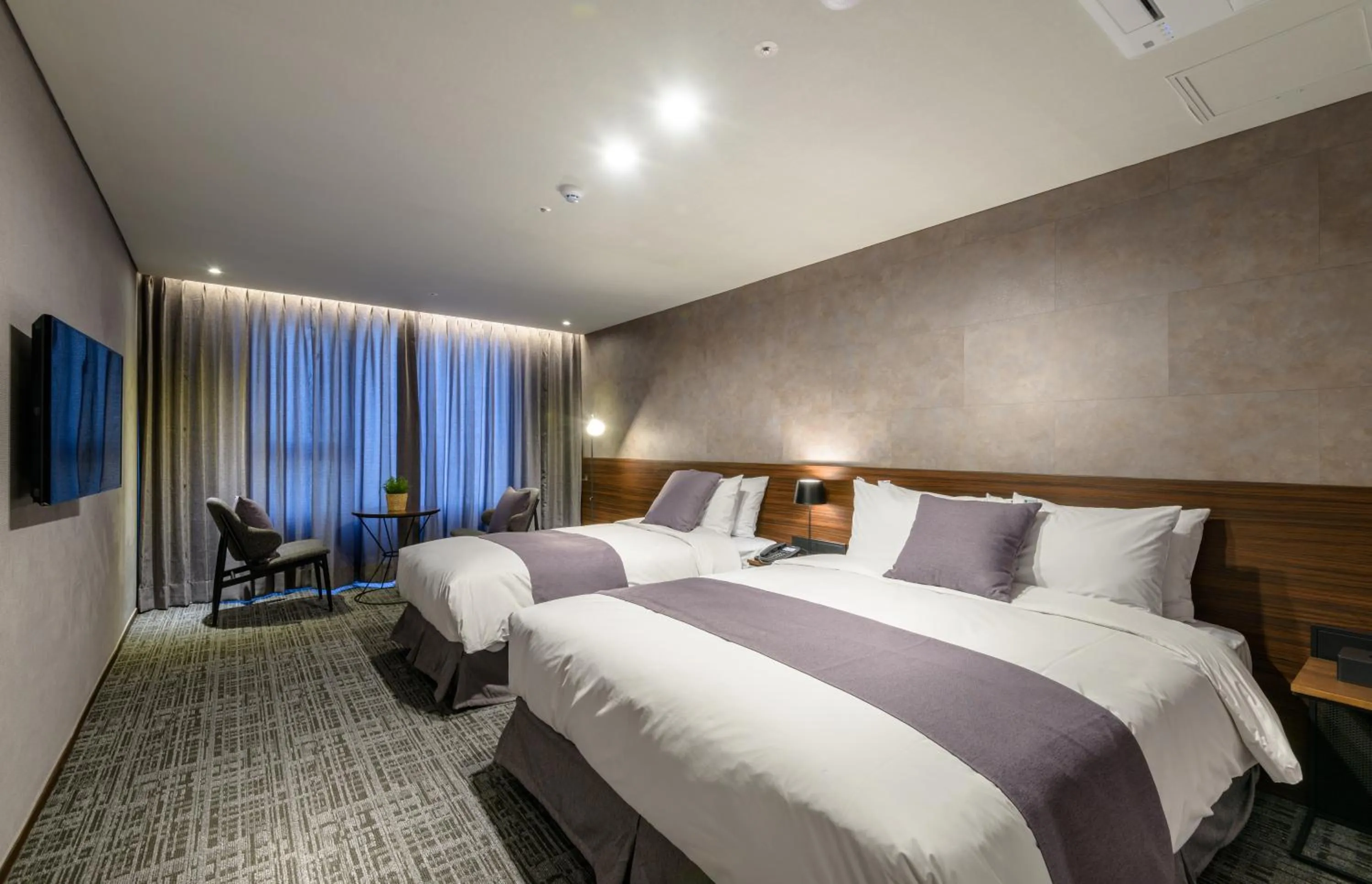 Bed in Hotel With Jeju