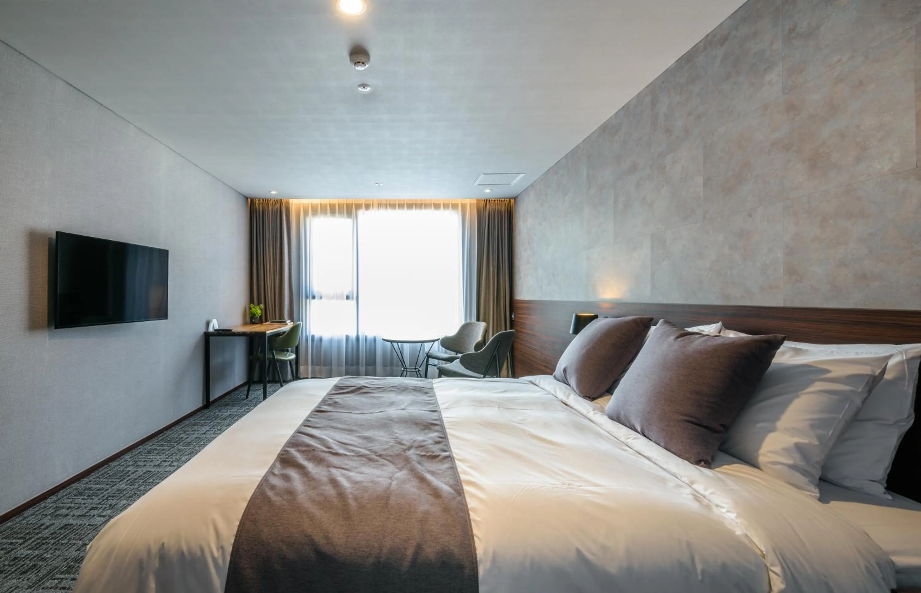 Decorative detail, Bed in Hotel With Jeju