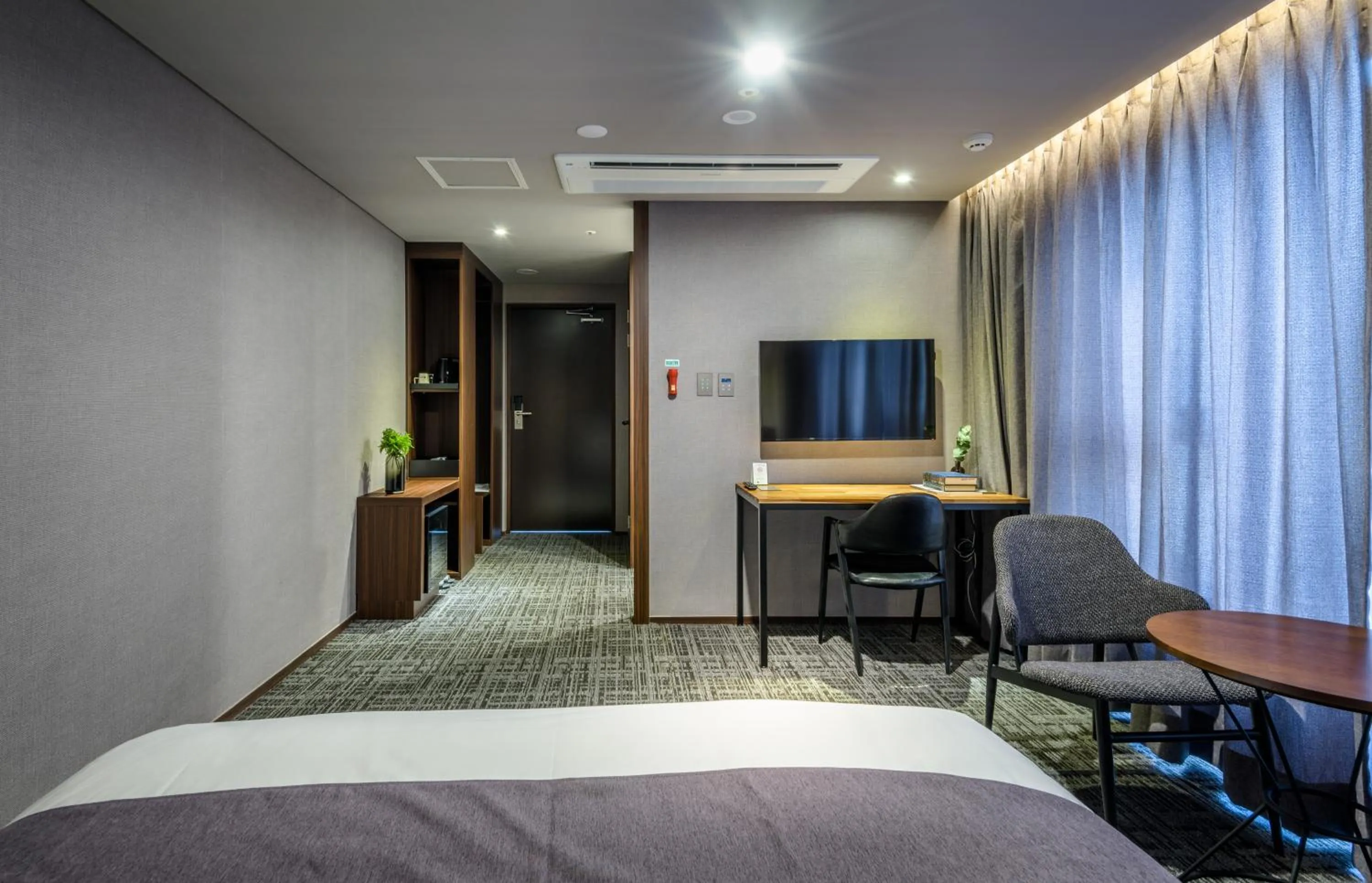 Decorative detail, Bed in Hotel With Jeju