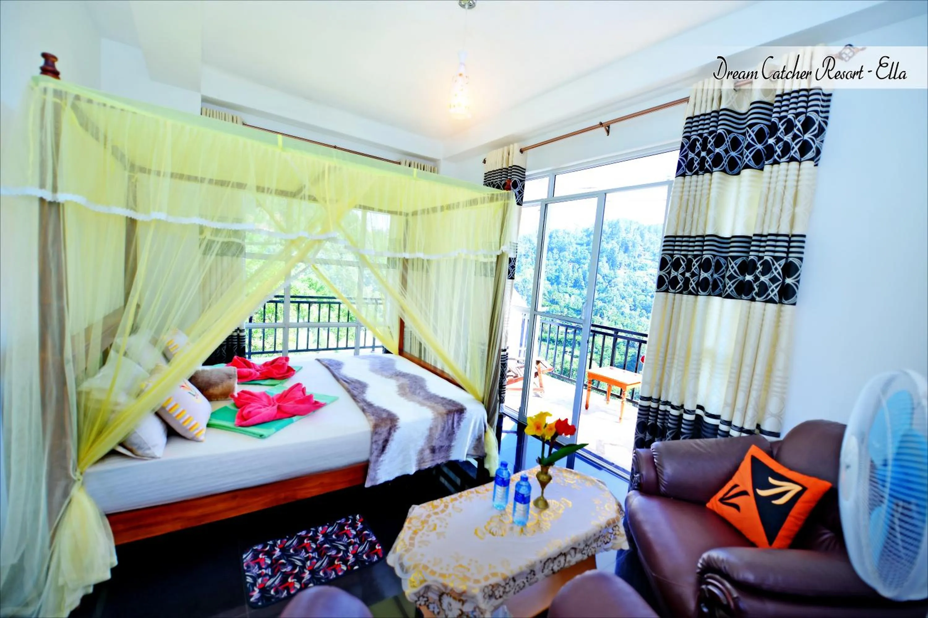 Balcony/Terrace, Bed in Ella Dream Catcher Resort