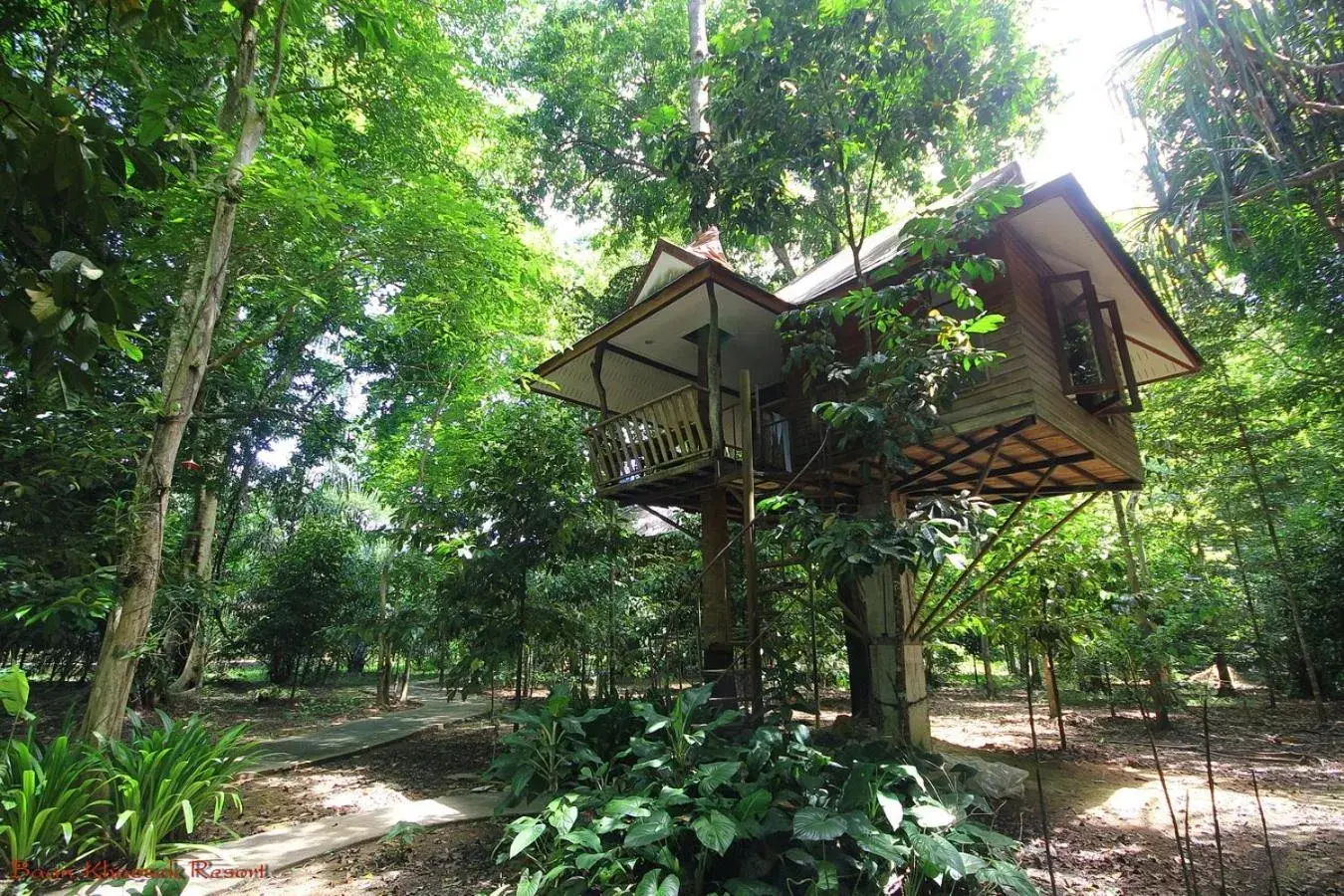 Tree House Garden View With Fan in Baan Khaosok Resort Tree House Garden View With Fan in Baan Khaosok Resort