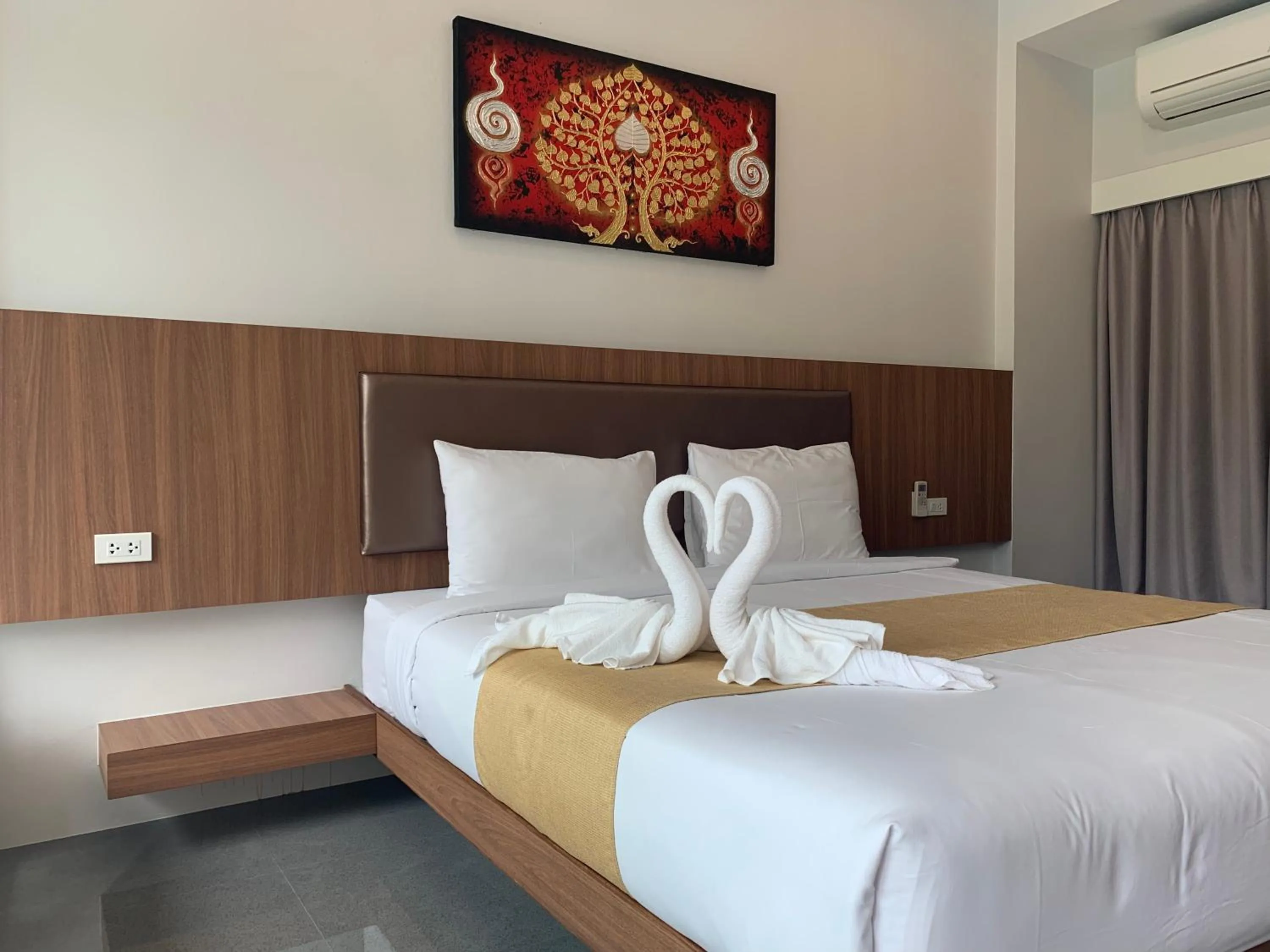 Bed in Nitchanan Villa