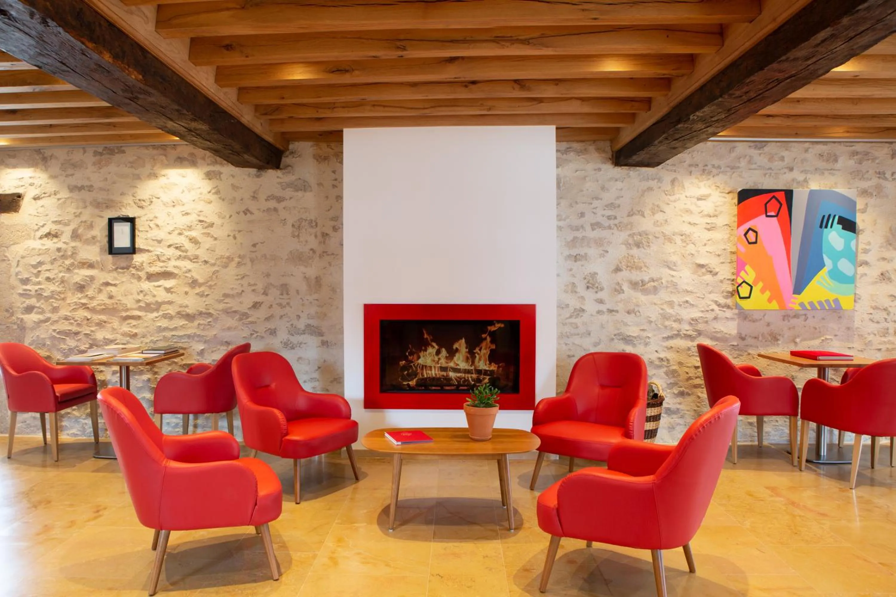 Living room in Hotel Le Clos De La Vouge