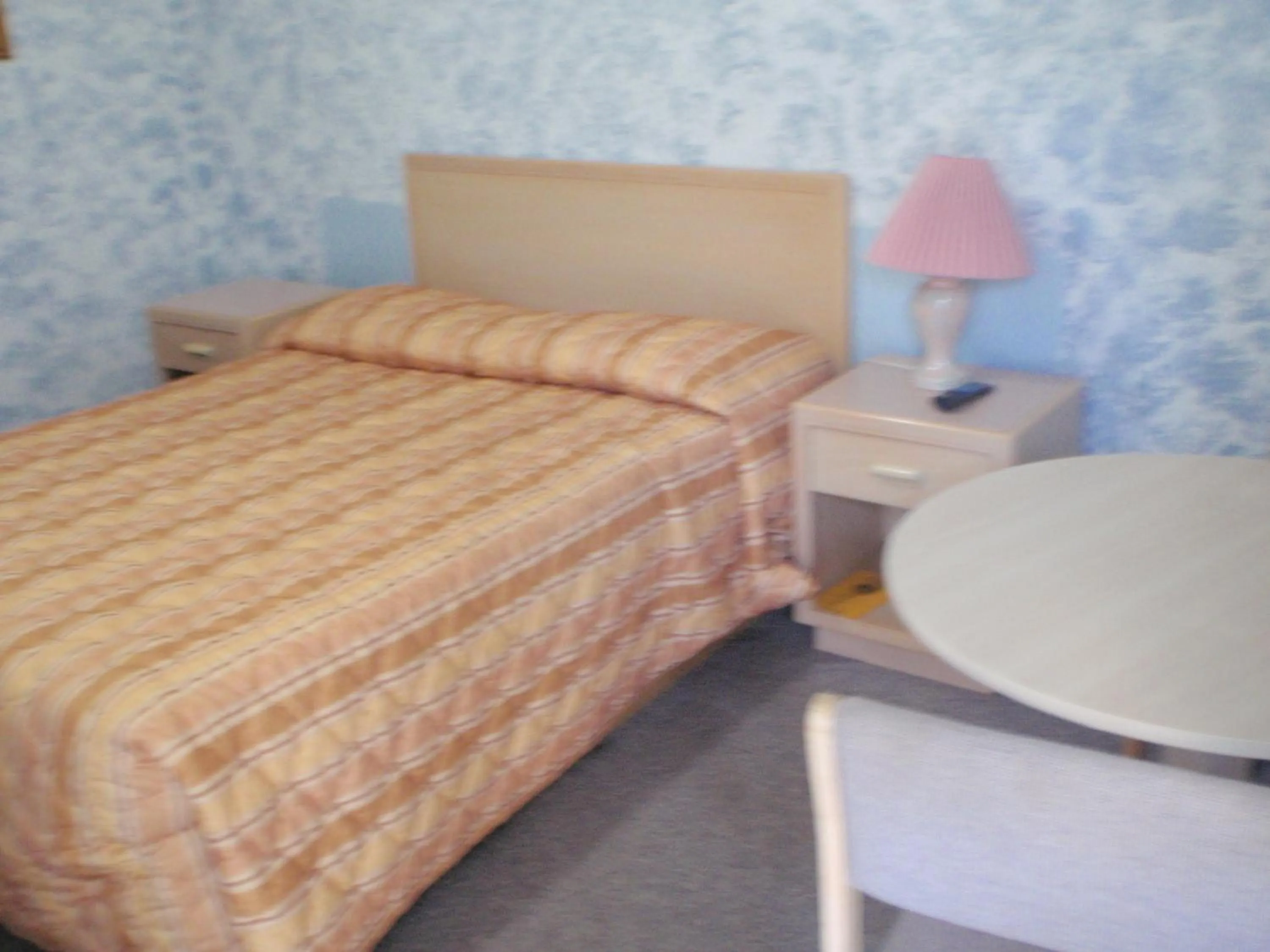Bed in Trans Canada Motel