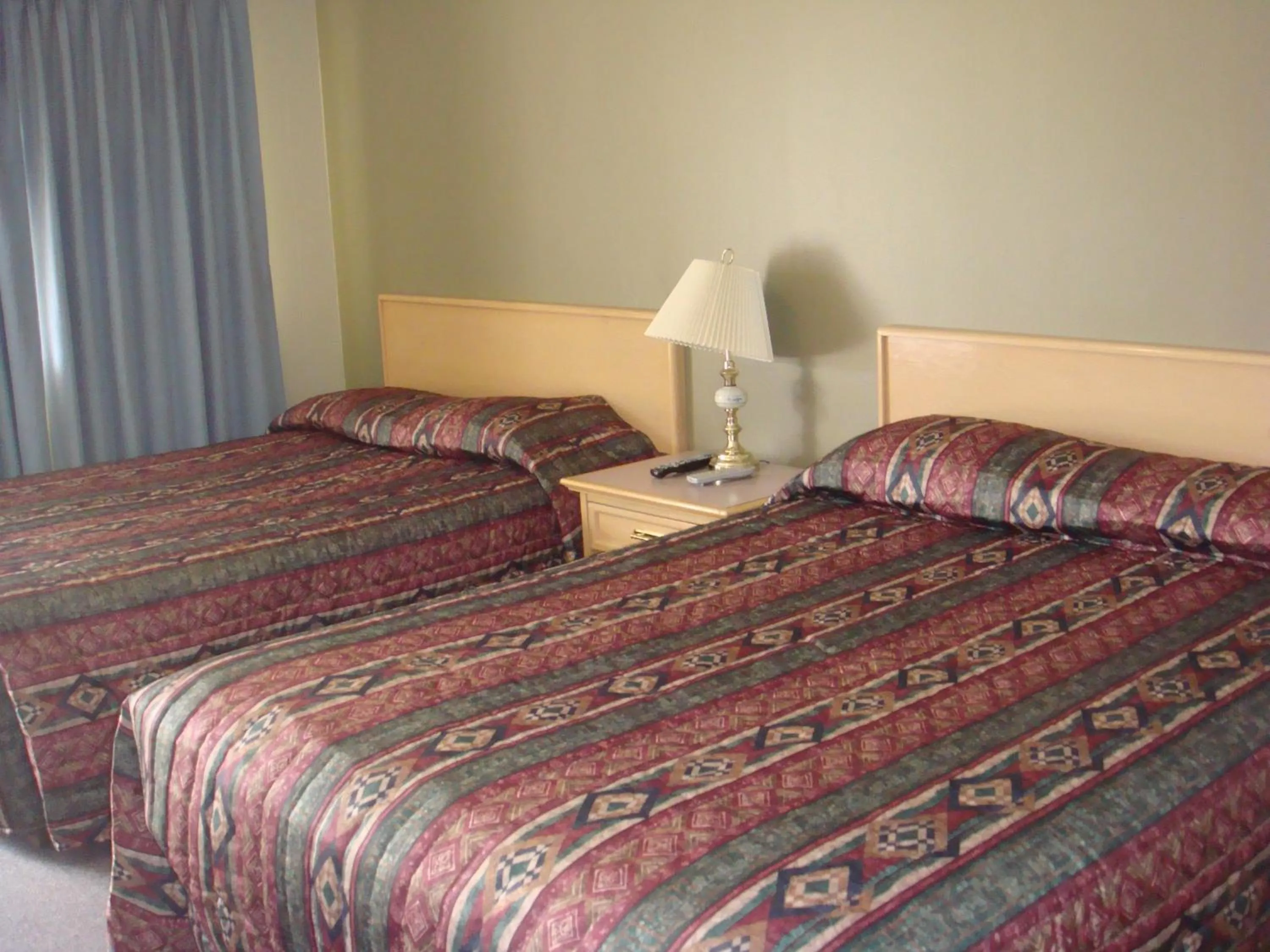 Bed in Trans Canada Motel