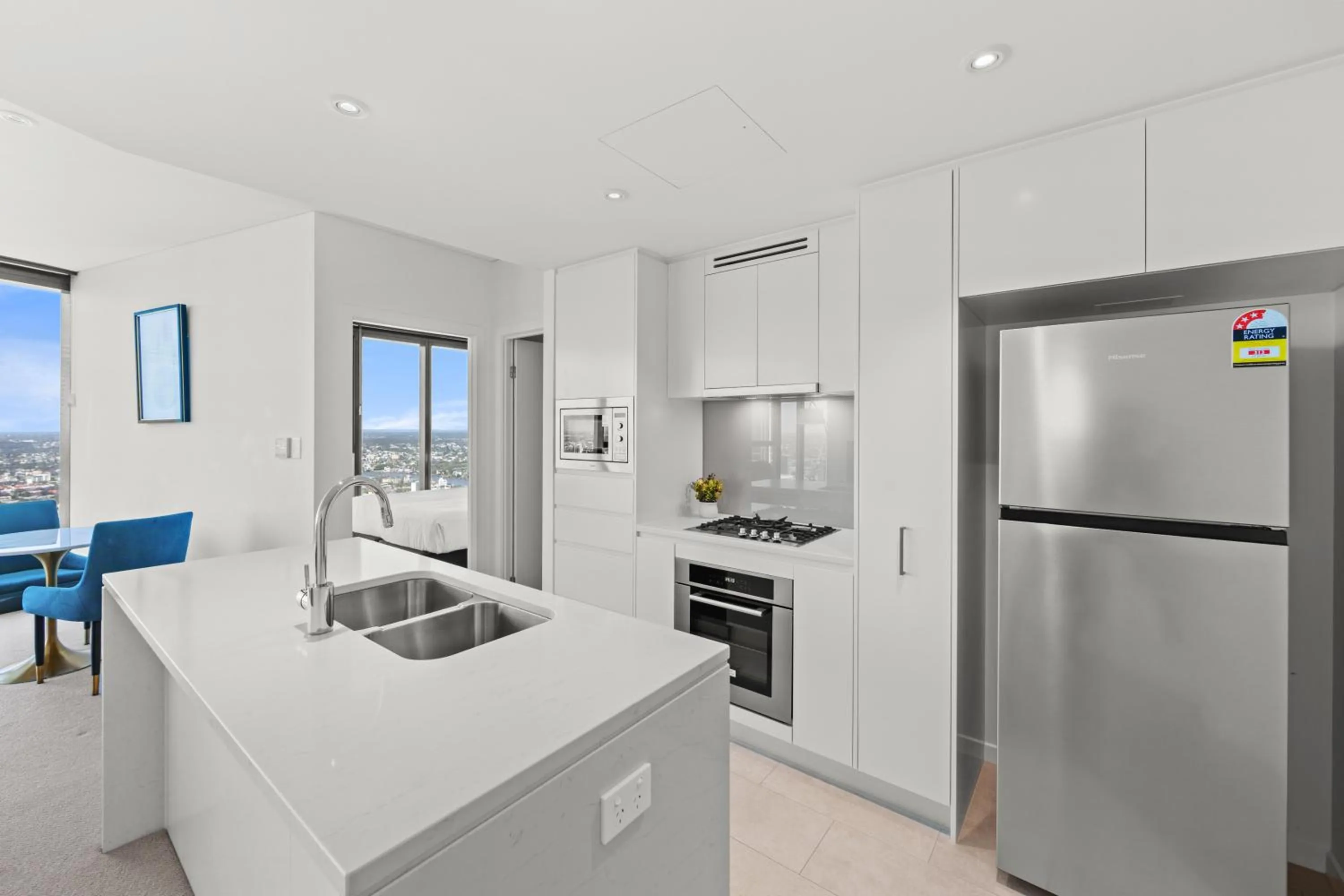 Kitchen or kitchenette in Brisbane Skytower by CLLIX