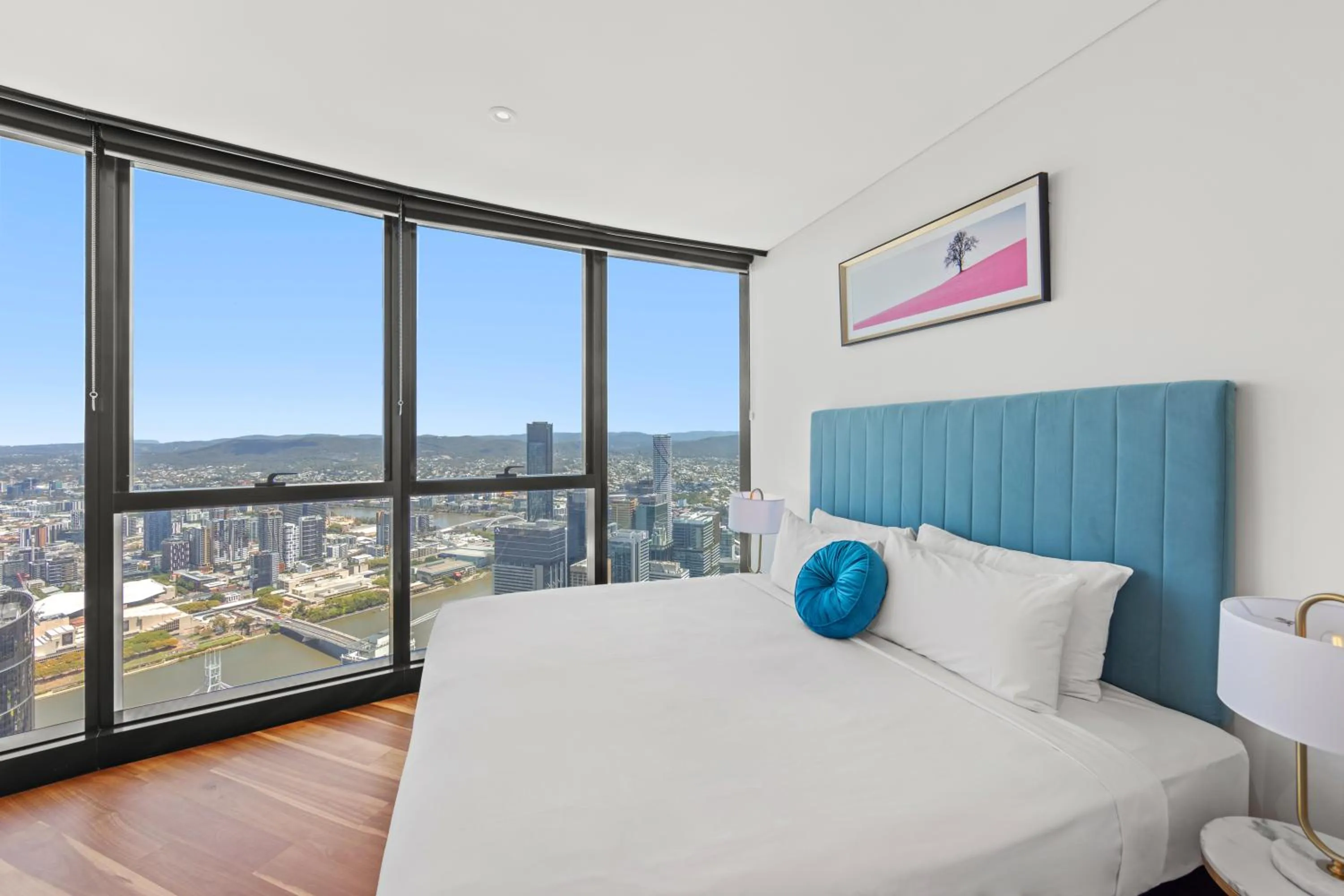Bed in Brisbane Skytower by CLLIX