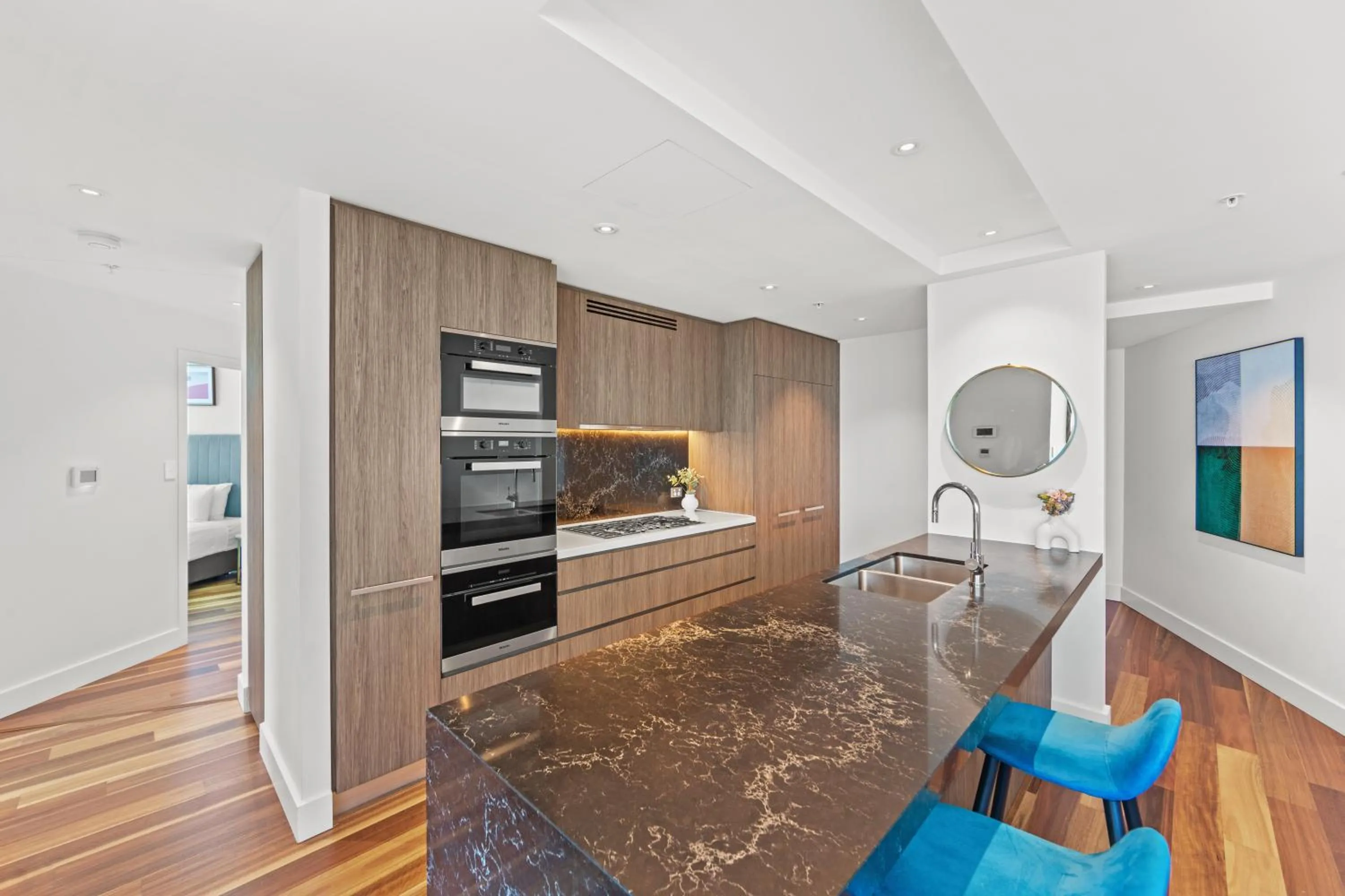 Kitchen or kitchenette in Brisbane Skytower by CLLIX