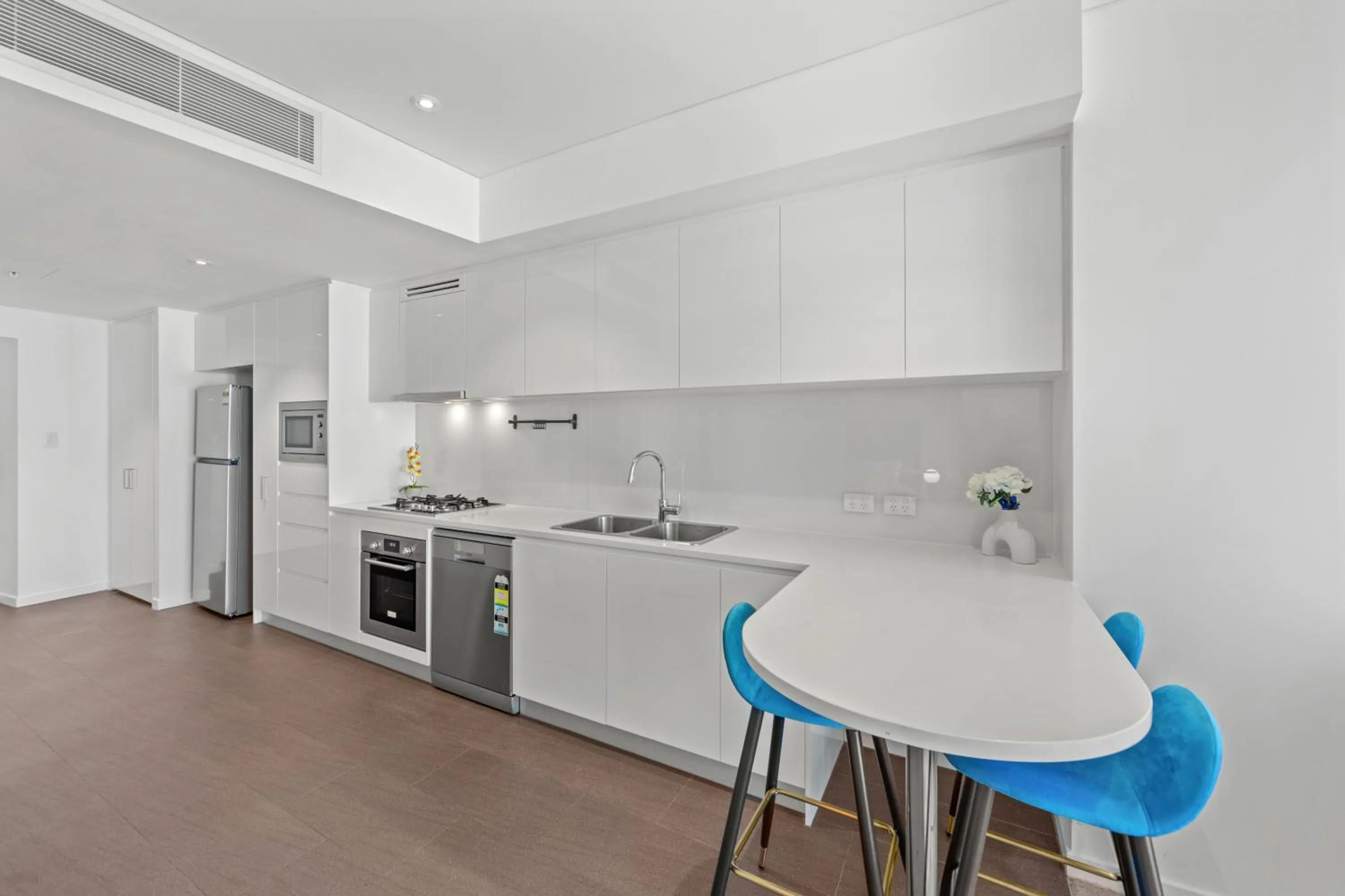 Kitchen or kitchenette in Brisbane Skytower by CLLIX