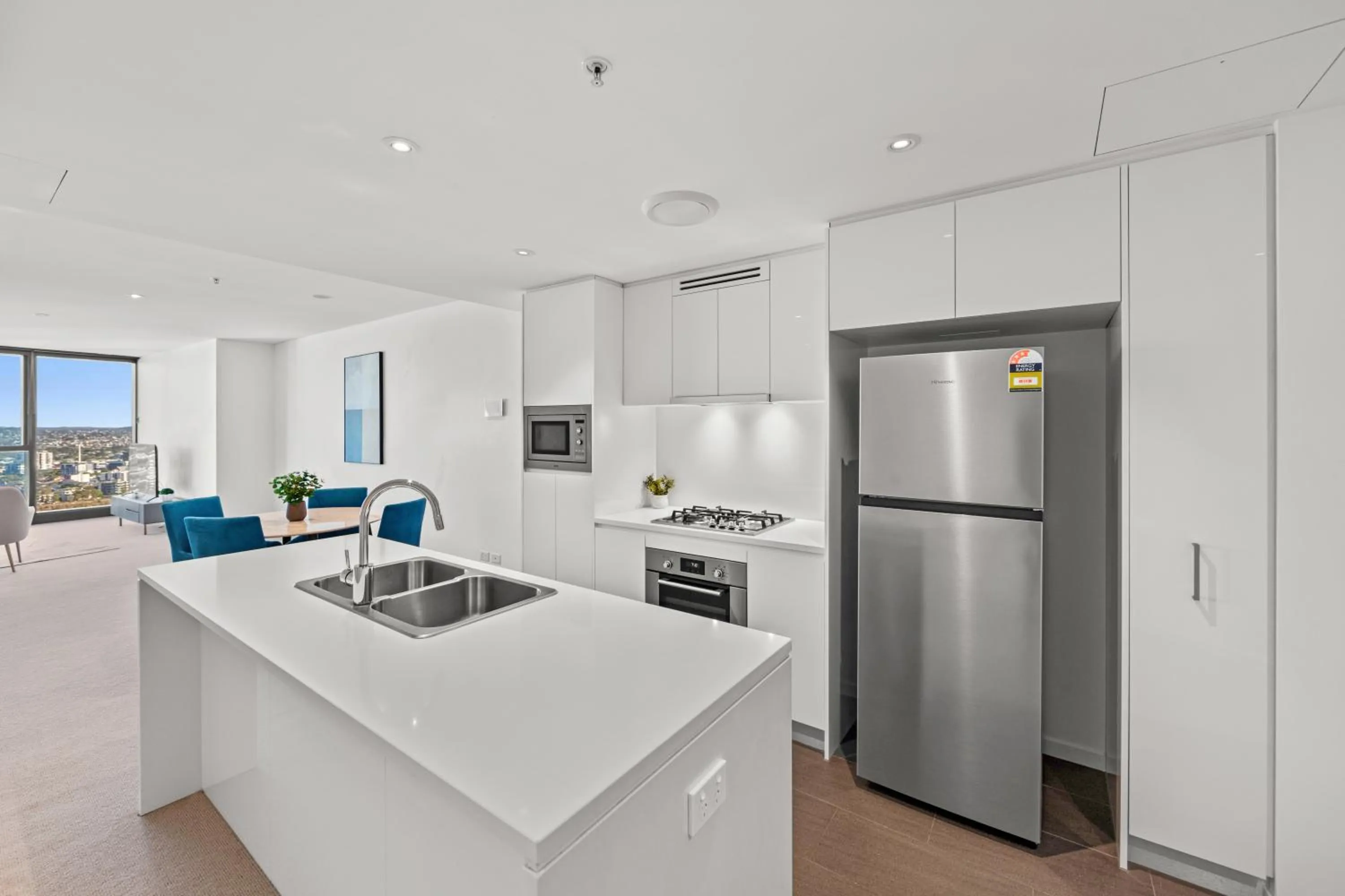 Kitchen or kitchenette in Brisbane Skytower by CLLIX