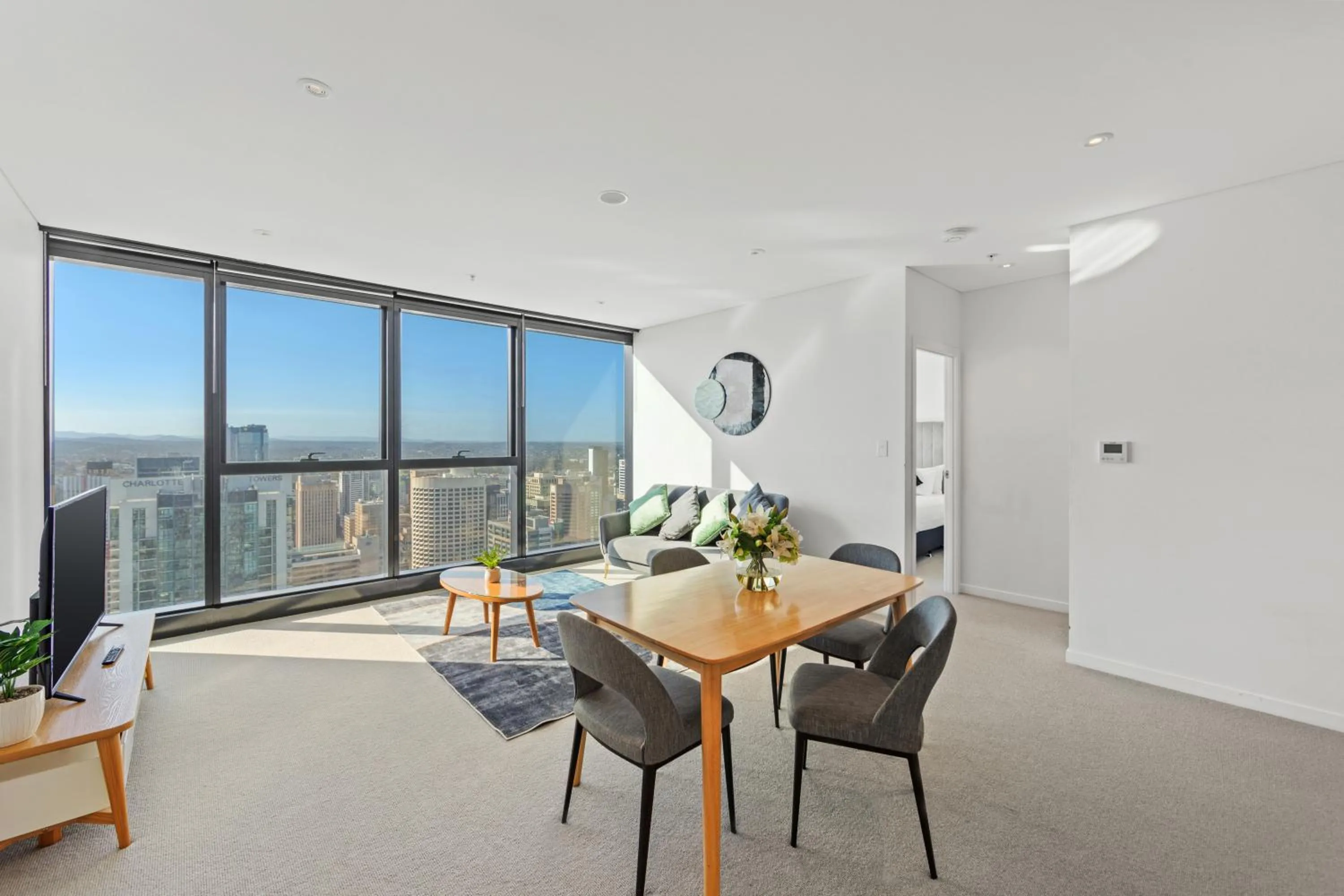 Dining area in Brisbane Skytower by CLLIX