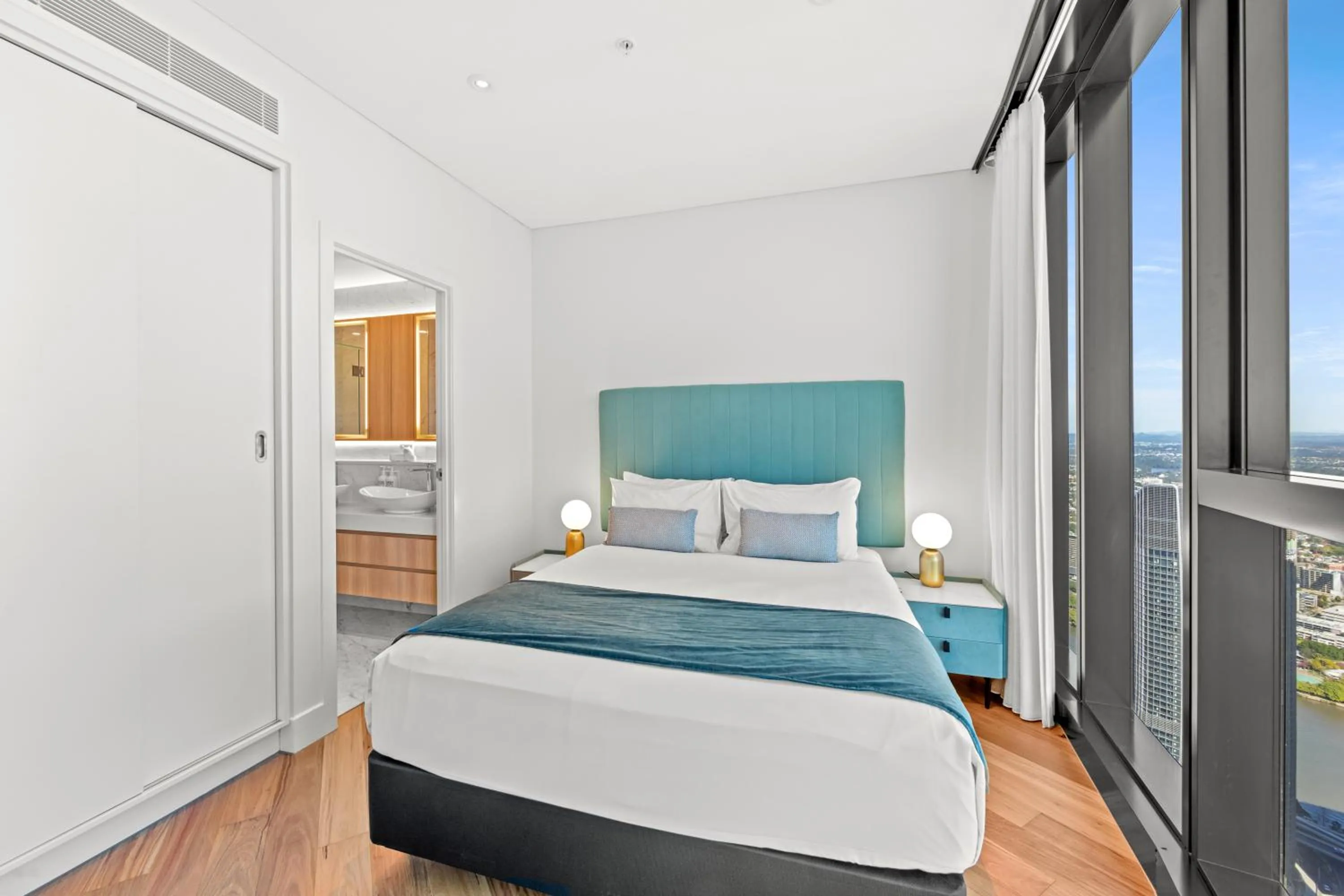 Bed in Brisbane Skytower by CLLIX