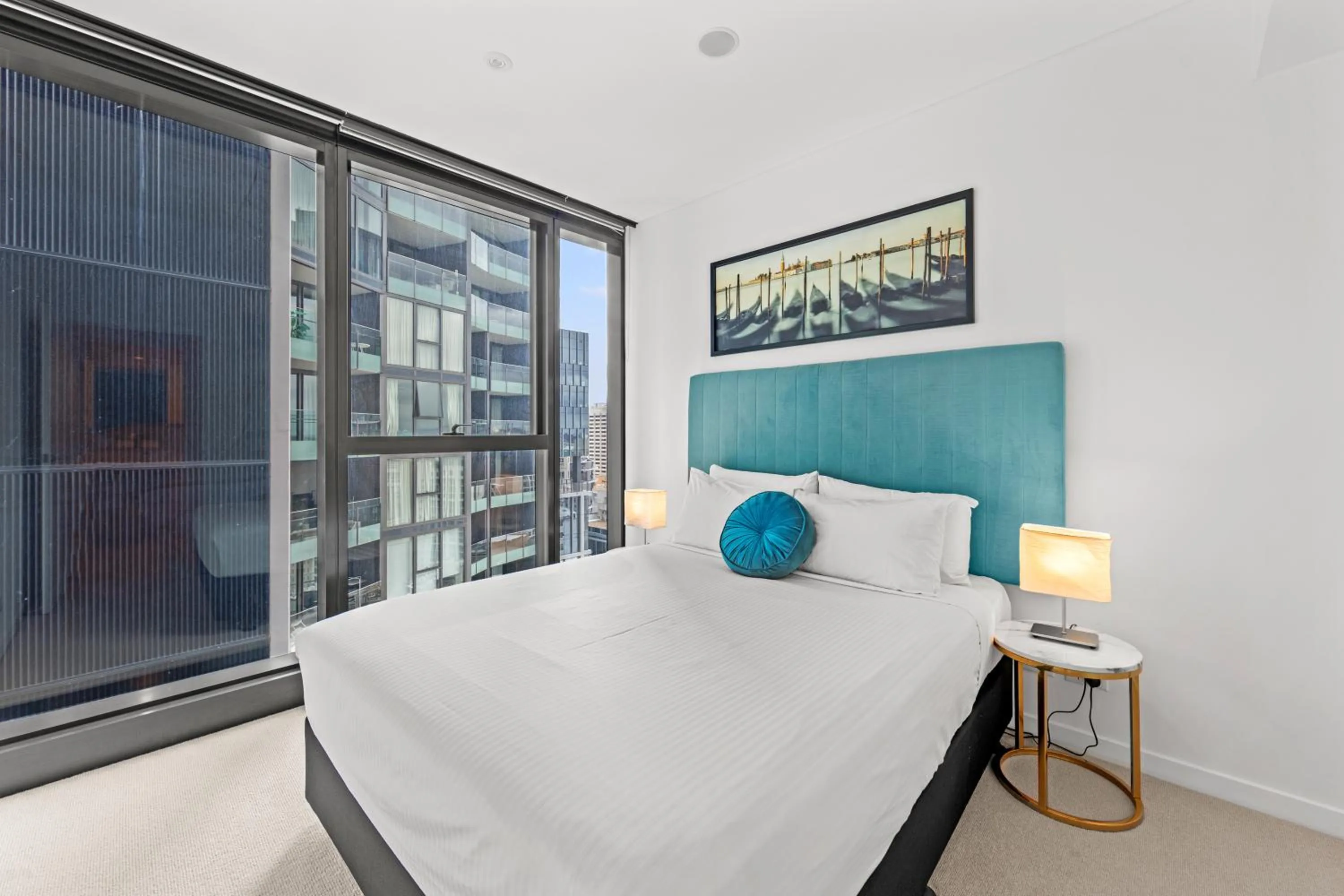 Bed in Brisbane Skytower by CLLIX