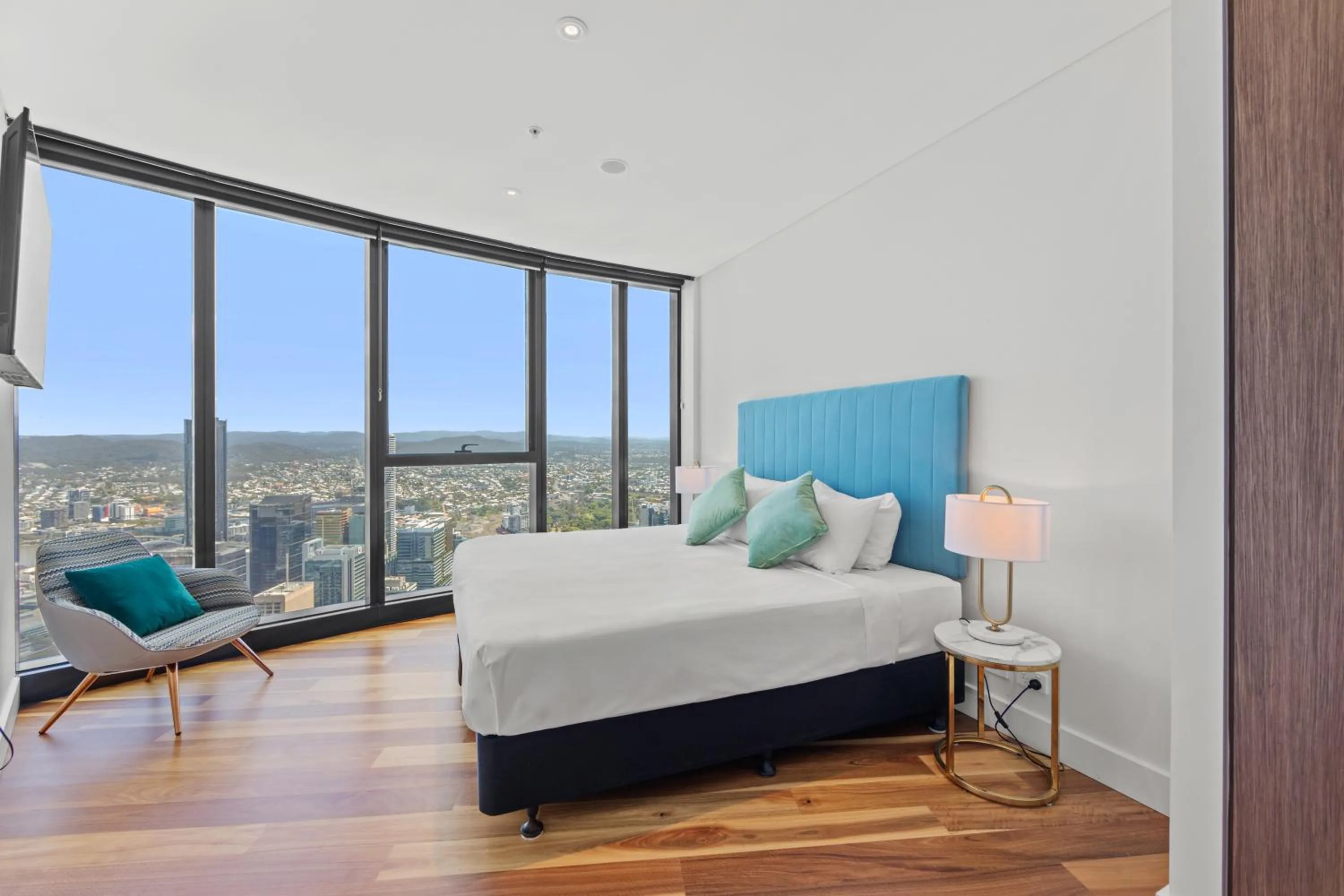 Bed in Brisbane Skytower by CLLIX