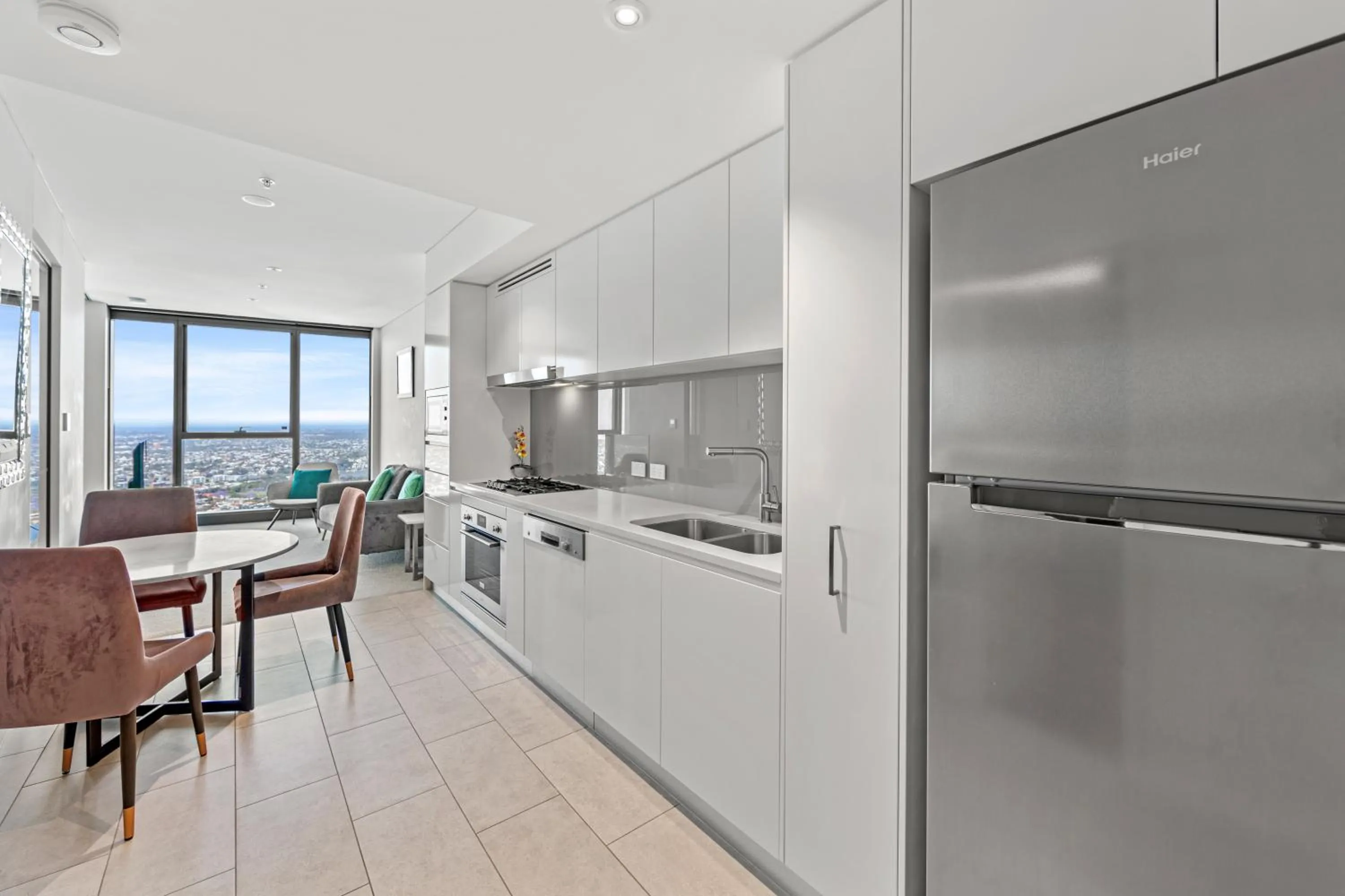 Kitchen or kitchenette in Brisbane Skytower by CLLIX