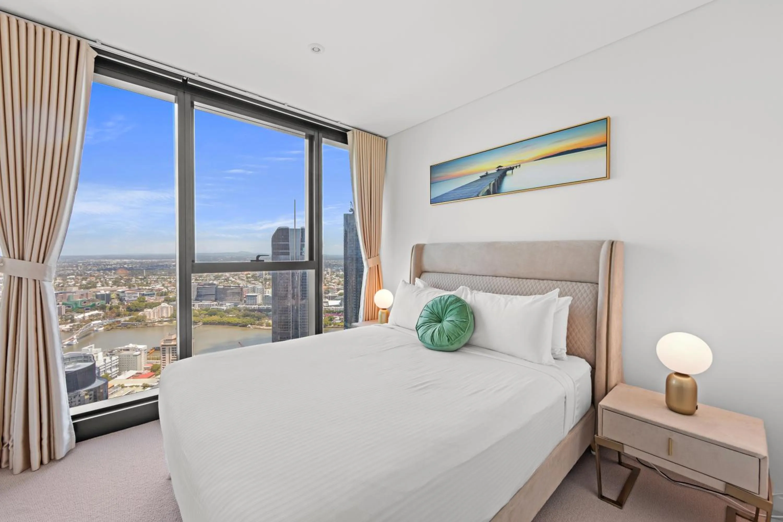 Bed in Brisbane Skytower by CLLIX