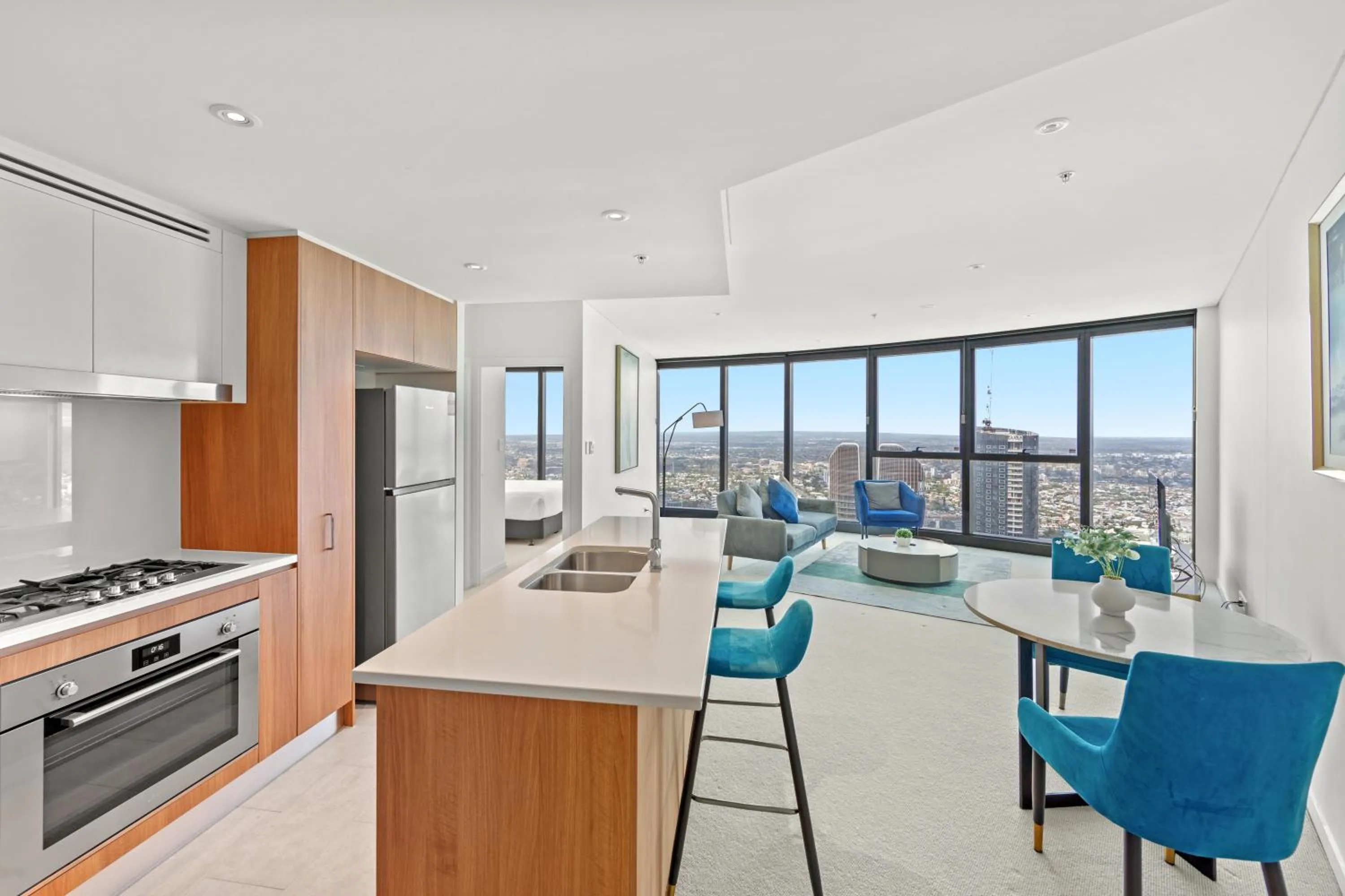 Kitchen or kitchenette in Brisbane Skytower by CLLIX