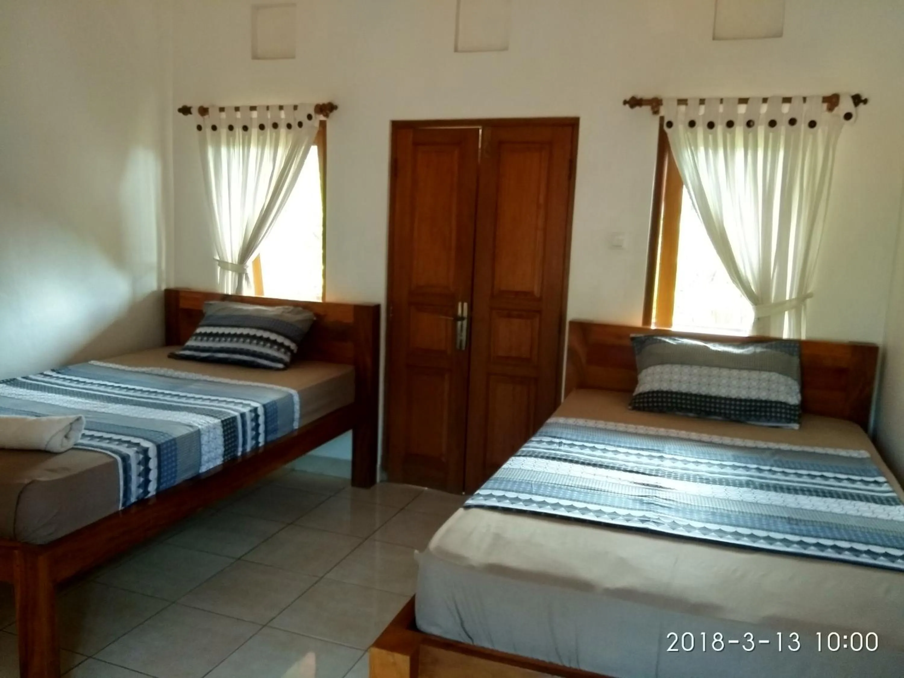 Bed in Medewi Beach Inn