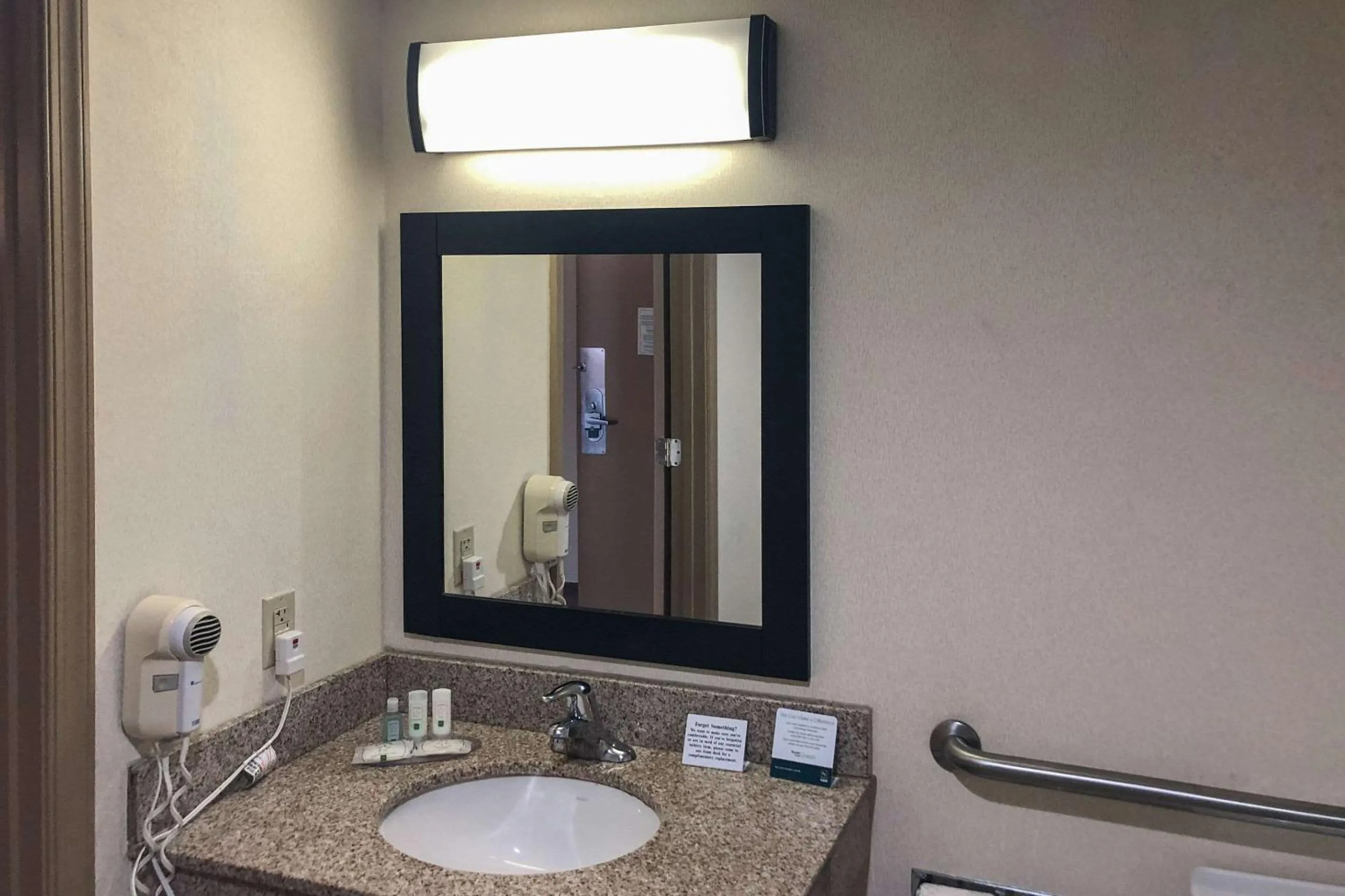 Bathroom in Quality Inn Near Joint Base Andrews-Washington Area
