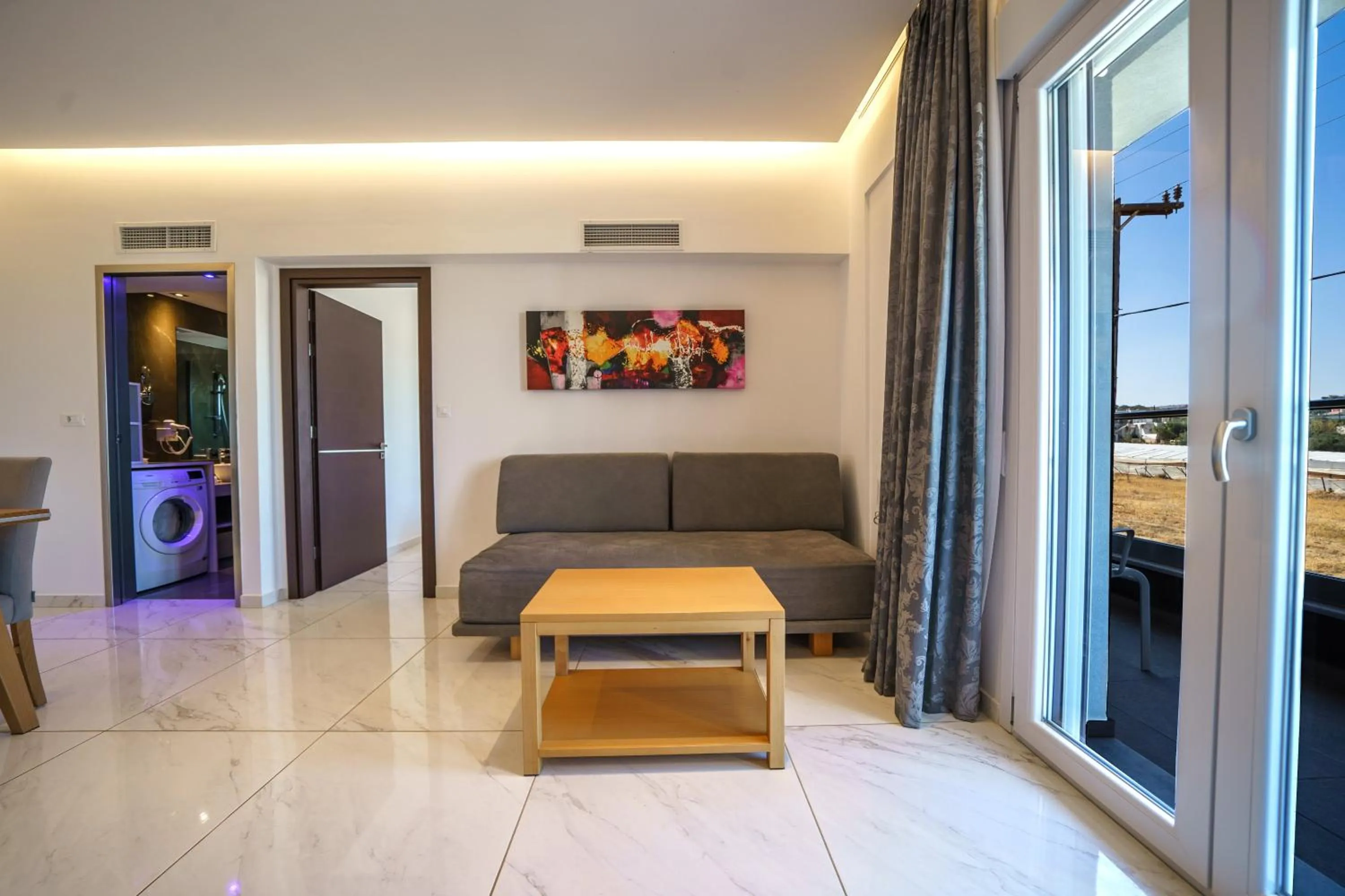 Living room in Elysian Suites