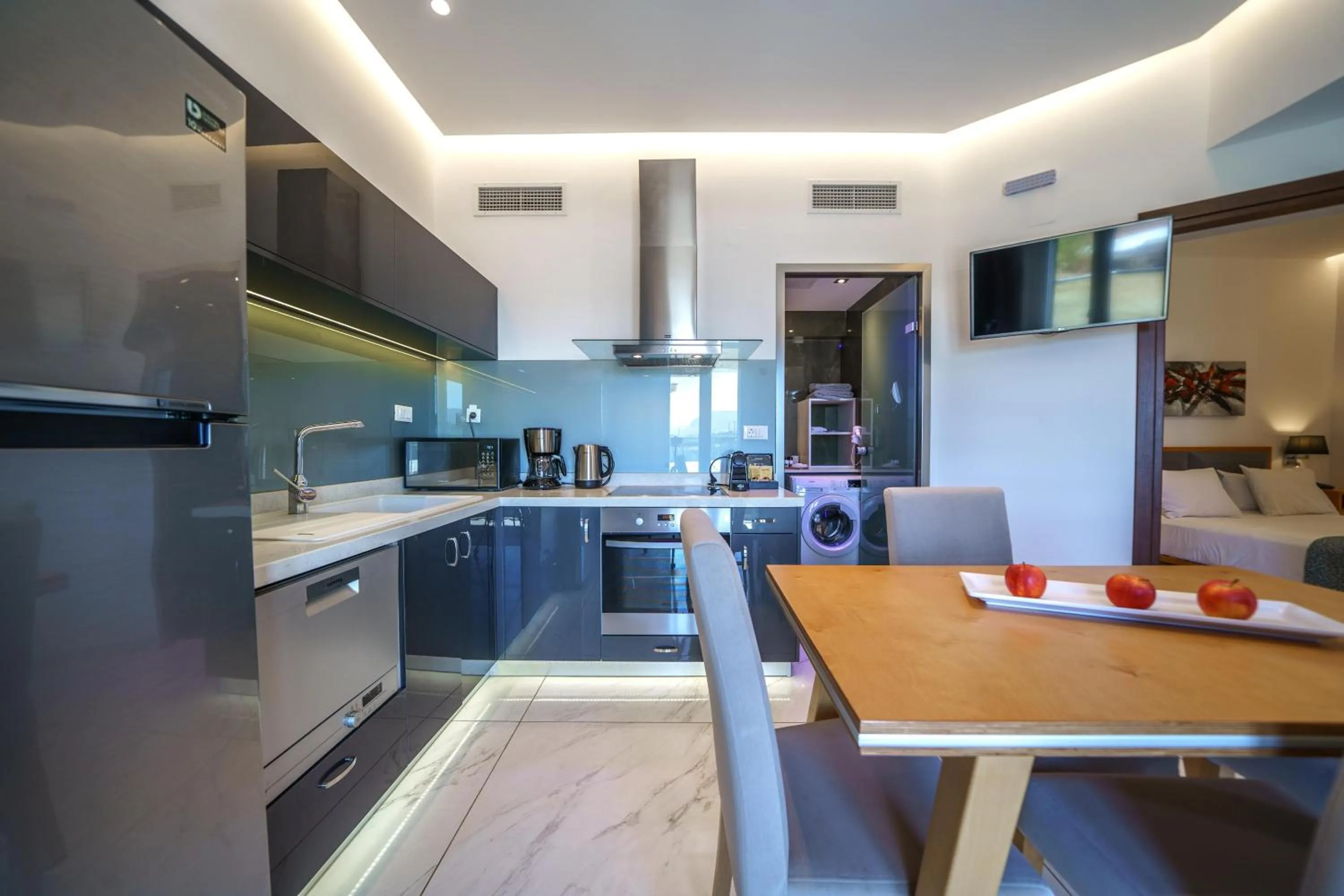 kitchen in Elysian Suites