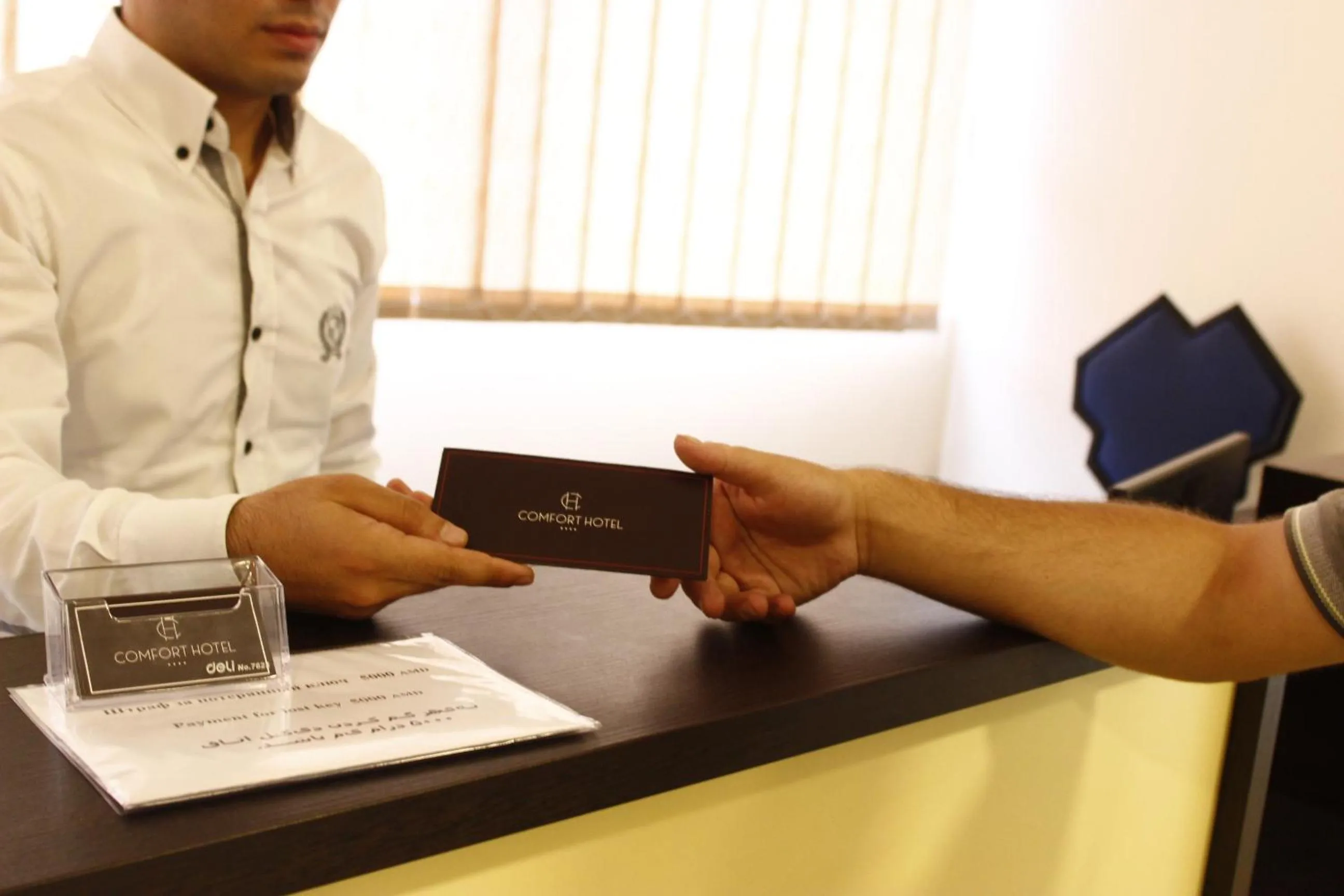 Lobby or reception in Comfort Hotel