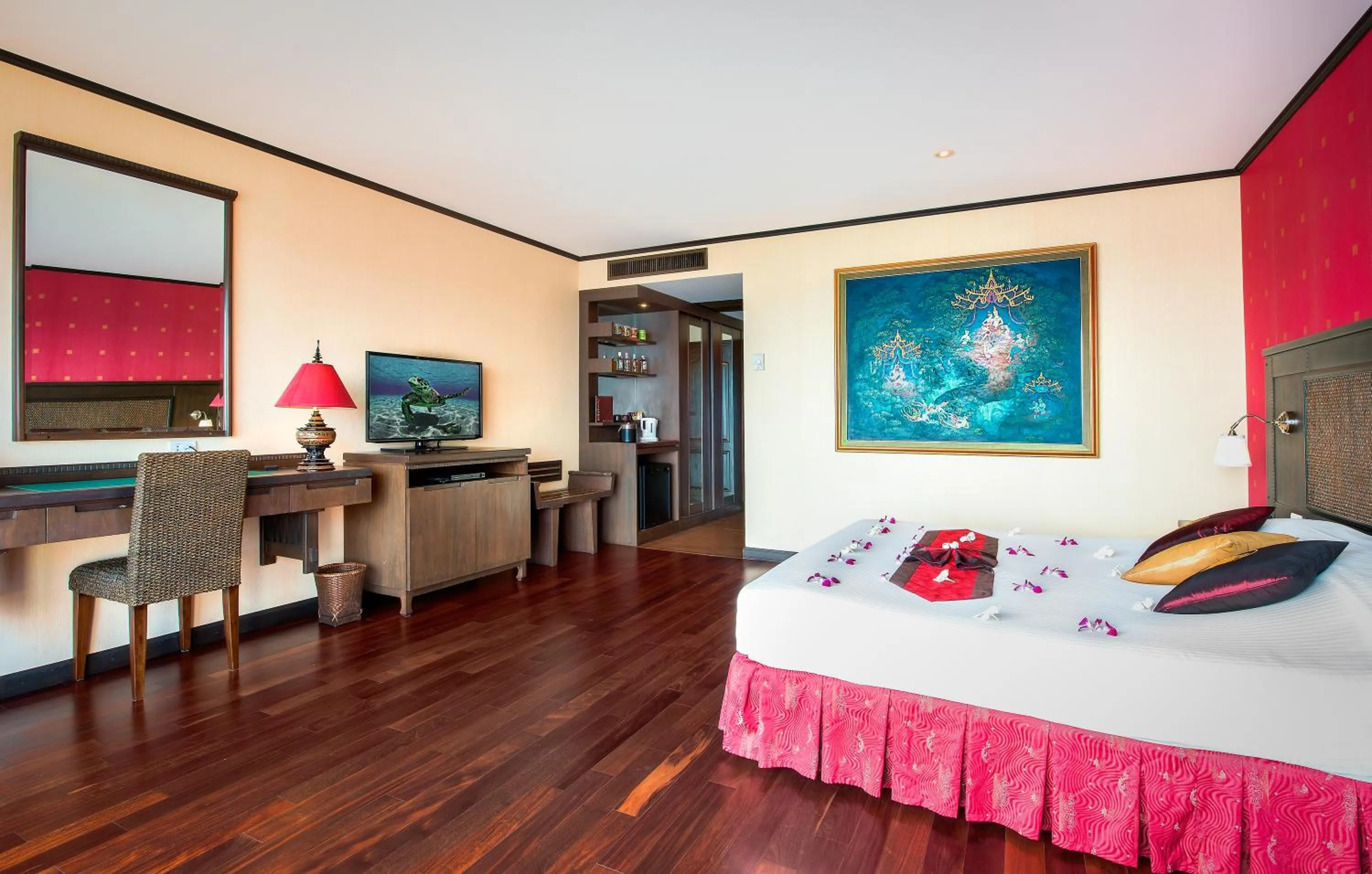 Photo of the whole room, Bed in Jamahkiri Dive Resort & Spa