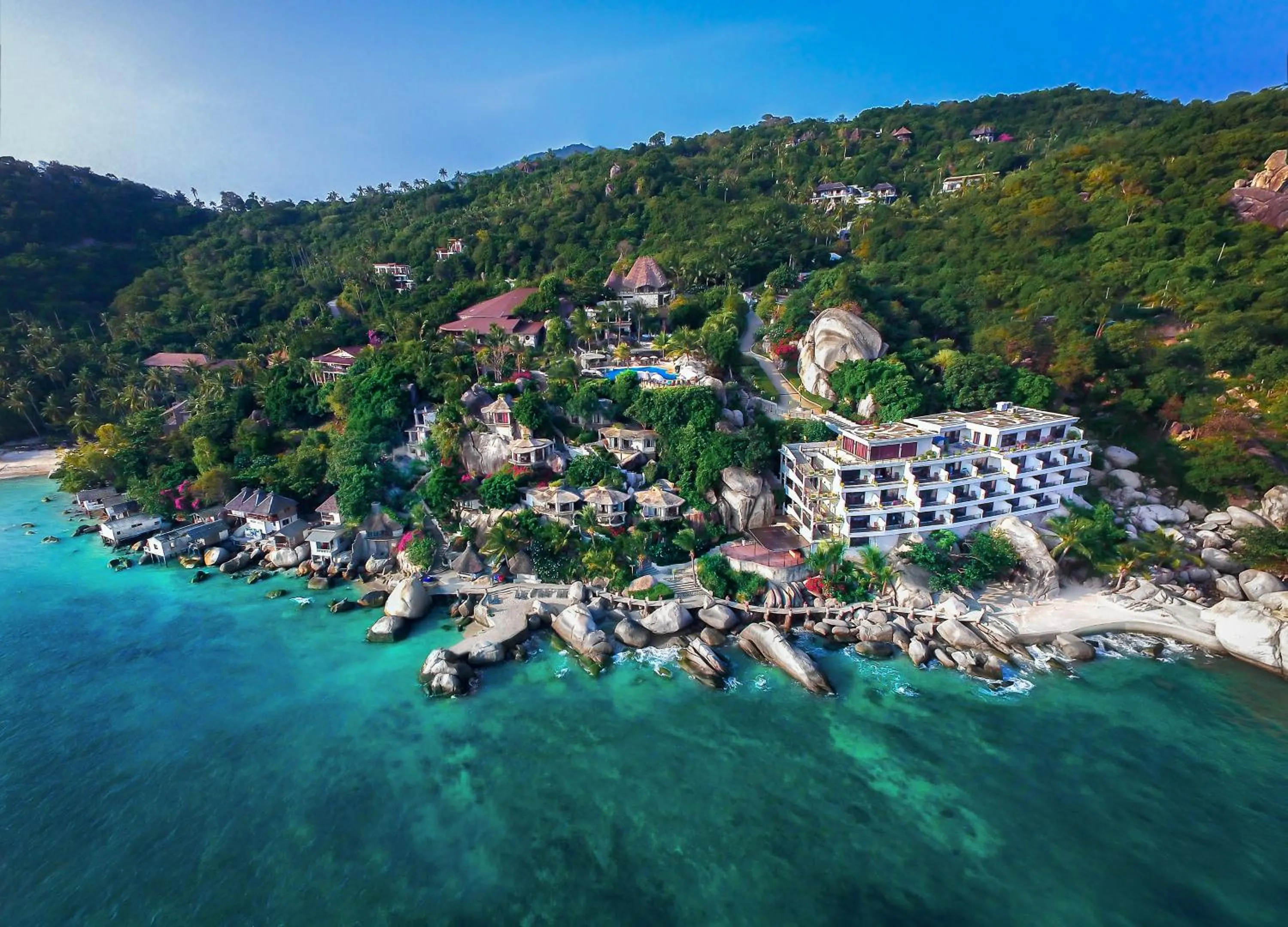 Bird's eye view in Jamahkiri Dive Resort & Spa