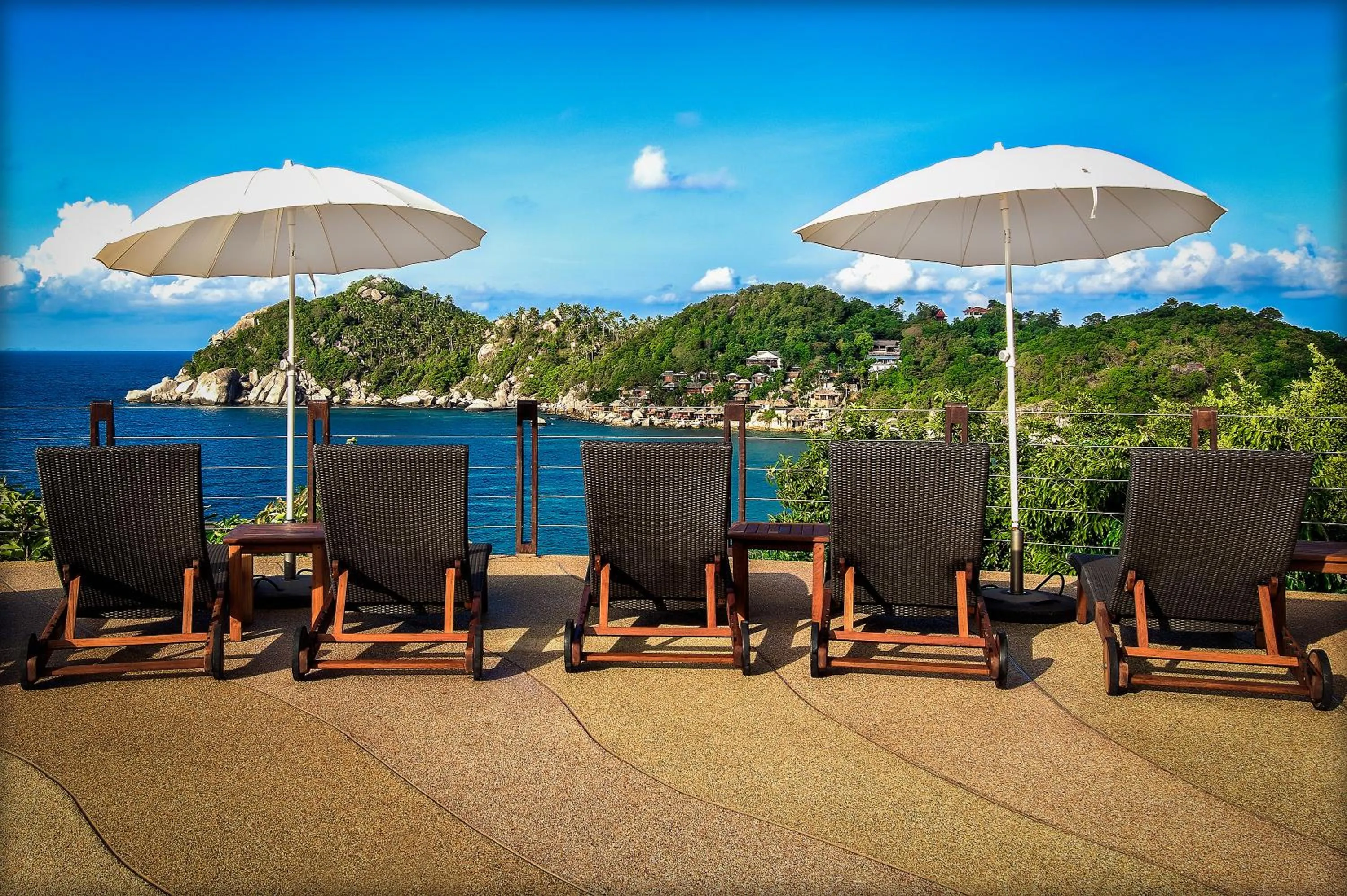 Balcony/Terrace in Jamahkiri Dive Resort & Spa