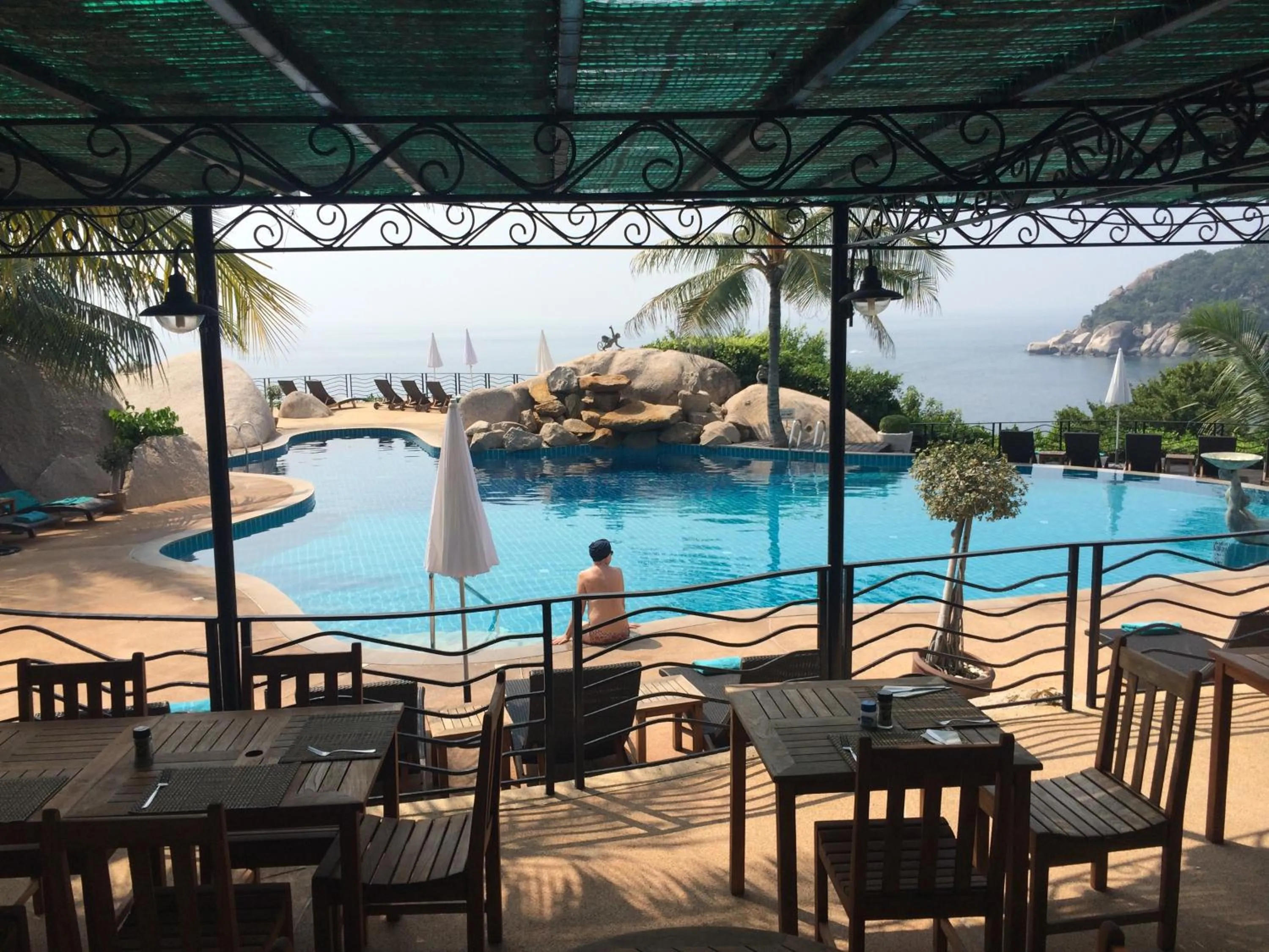 Swimming pool in Jamahkiri Dive Resort & Spa