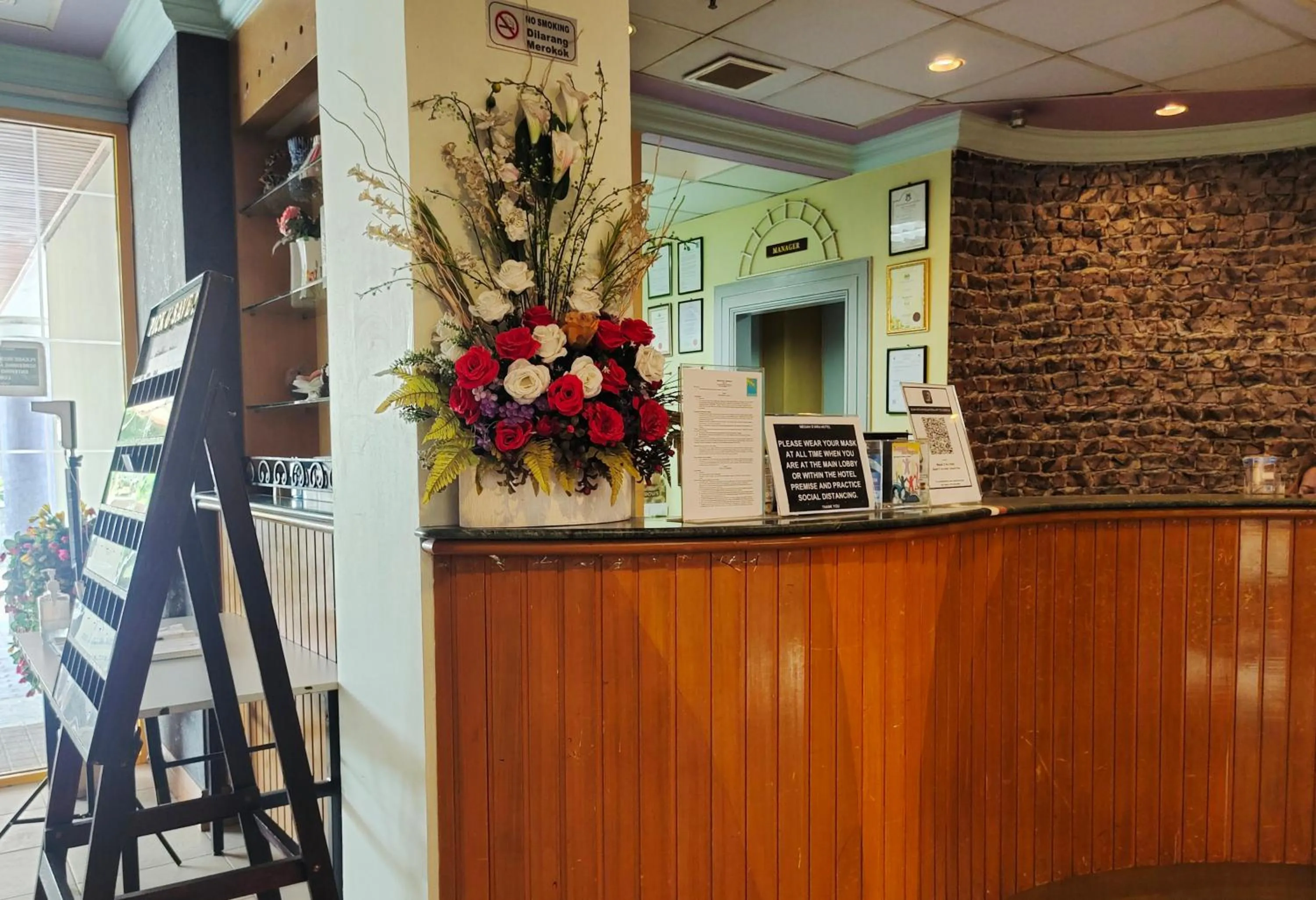 Property building in Megah D'aru Hotel