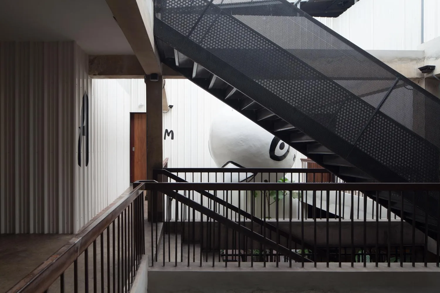 Decorative detail in Thunder Bird Hostel