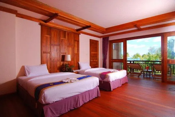 Bed in Andamania Beach Resort, Khaolak - SHA plus