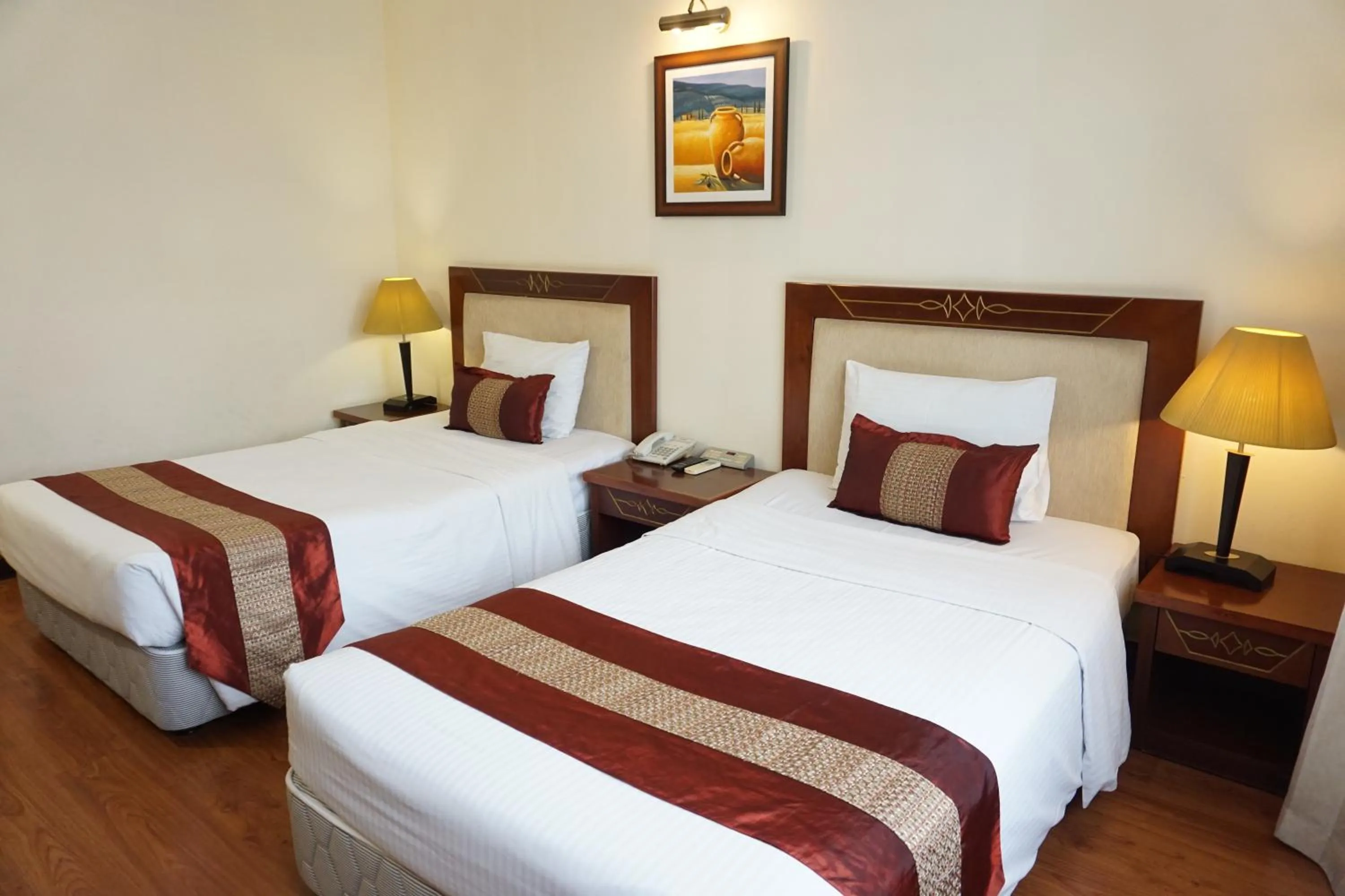 Bed in Dong Khanh Hotel