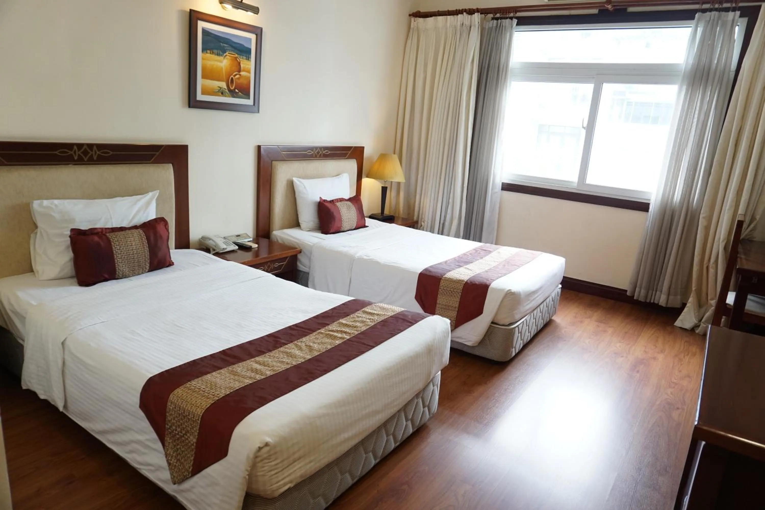 Bed in Dong Khanh Hotel