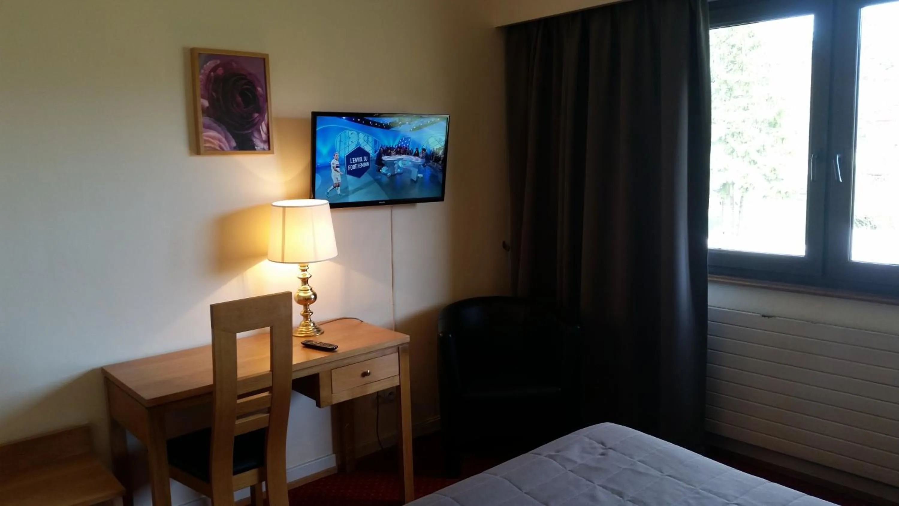 Bed in Hostellerie Reeb